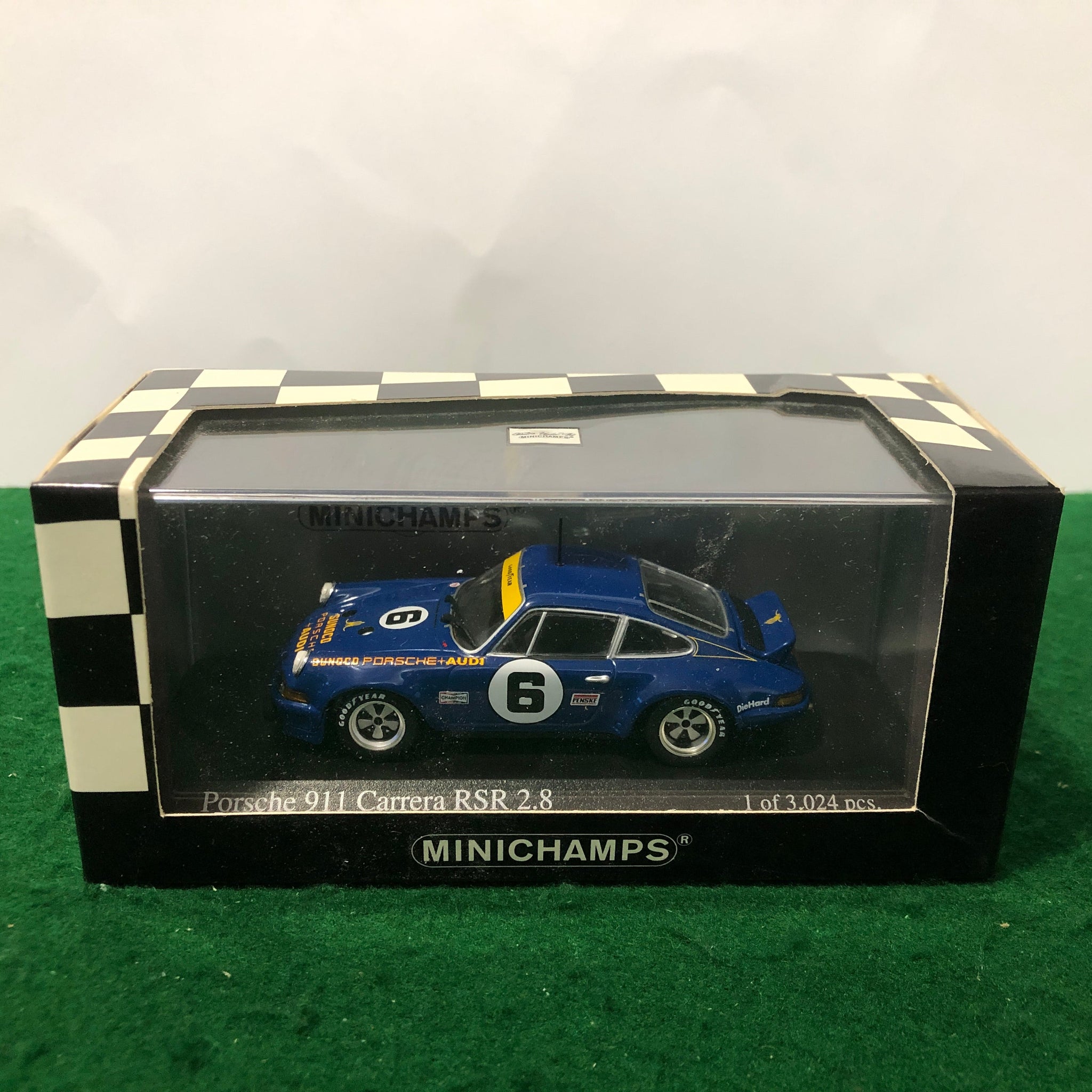 Porsche 911 RSR 2.8 Daytona 1973 N 6 Team Penske by Minichamps 1:43 (430736906)
