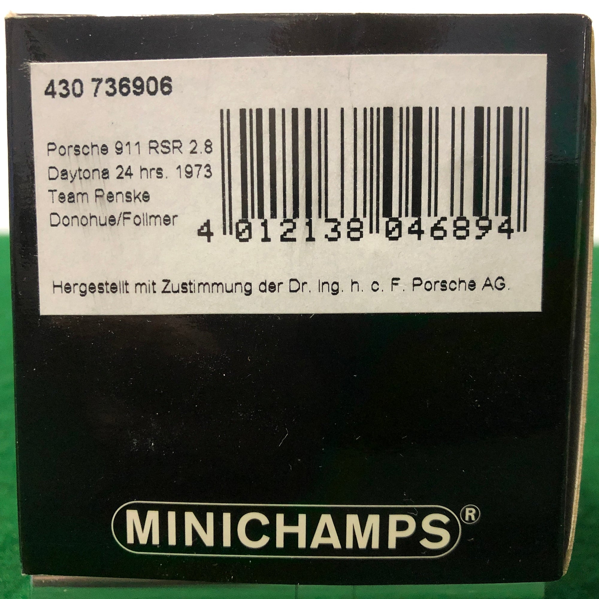 Porsche 911 RSR 2.8 Daytona 1973 N 6 Team Penske by Minichamps 1:43 (430736906)