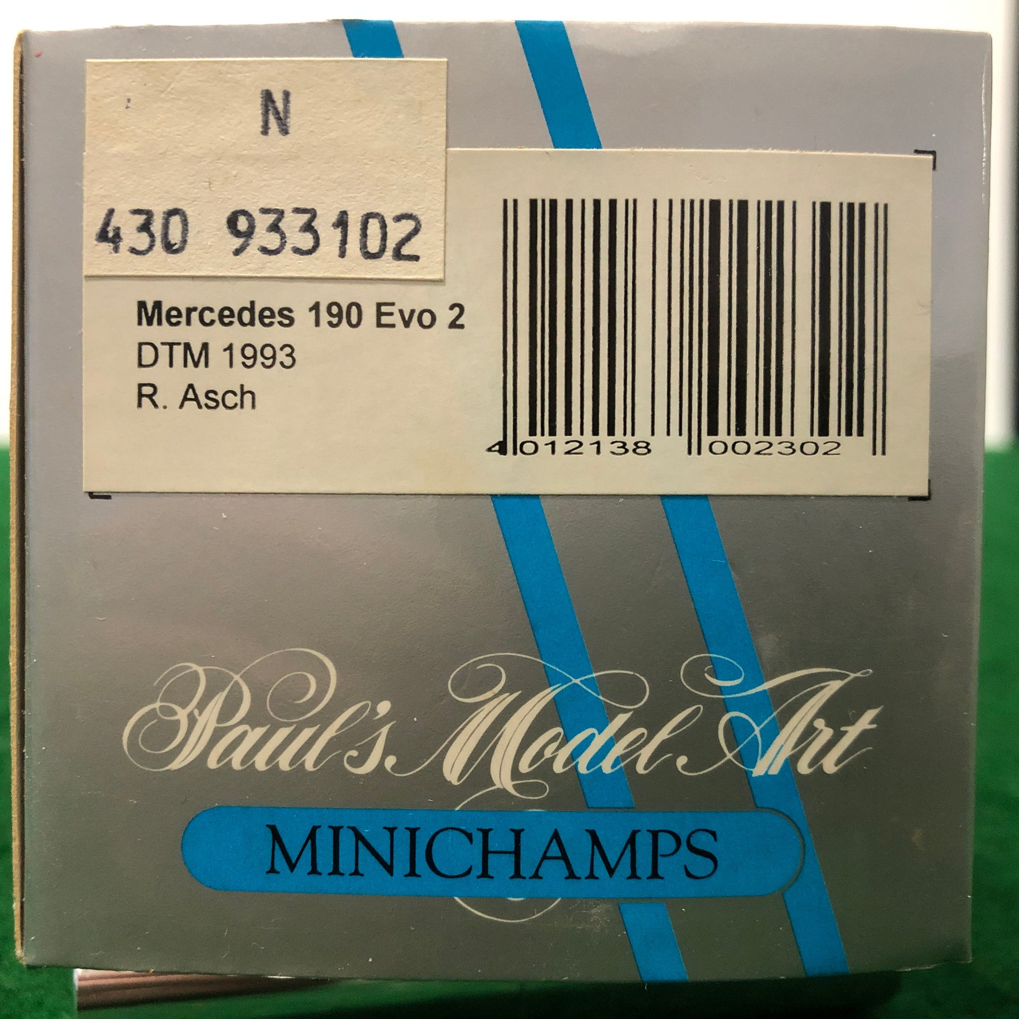 Mercedes 190 Evo 2 DTM 1993 N 12 R Asch by Minichamps 1:43 (430933102)