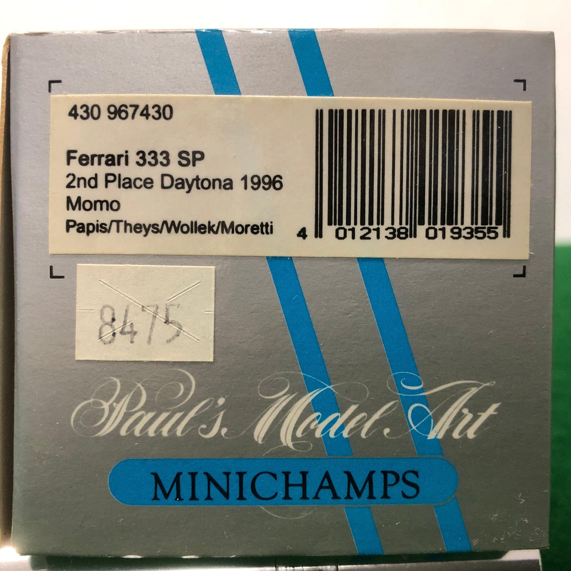 Ferrari 333 SP Daytona 1996 N 30 by Minichamps 1:43 (430967430)