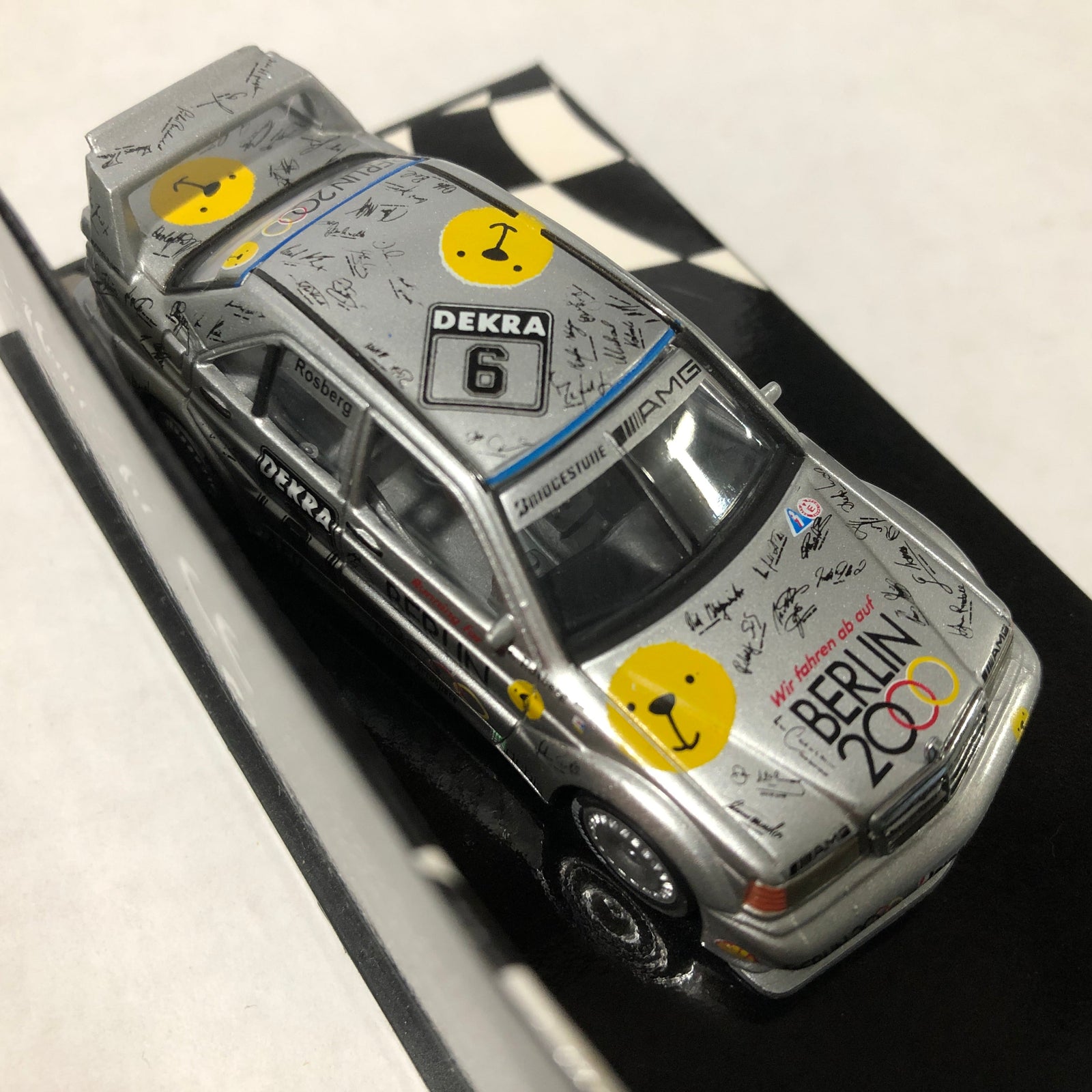 Mercedes-Benz 190E Evo 2 1992 N 6 Rosberg by Microchamps 1:64 (MCH651101)