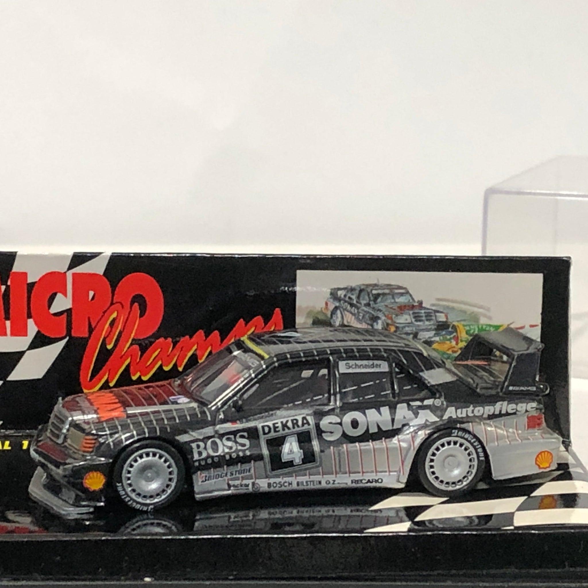 Mercedes-Benz 190E Evo 2 1992 N 4 Schneider by Microchamps 1:64 (MCH651103)