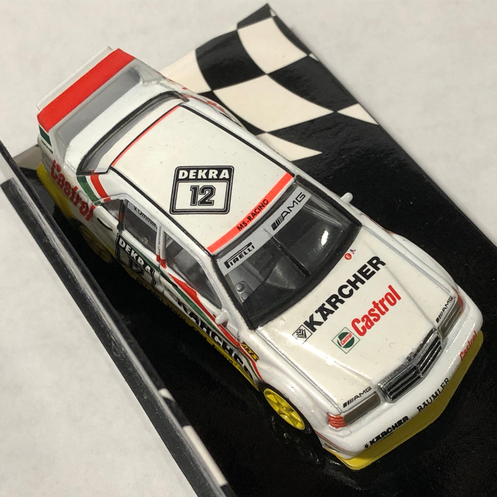 Mercedes-Benz 190E Evo 2 1992 N 12 V Ommen by Microchamps 1:64 (MCH651107)