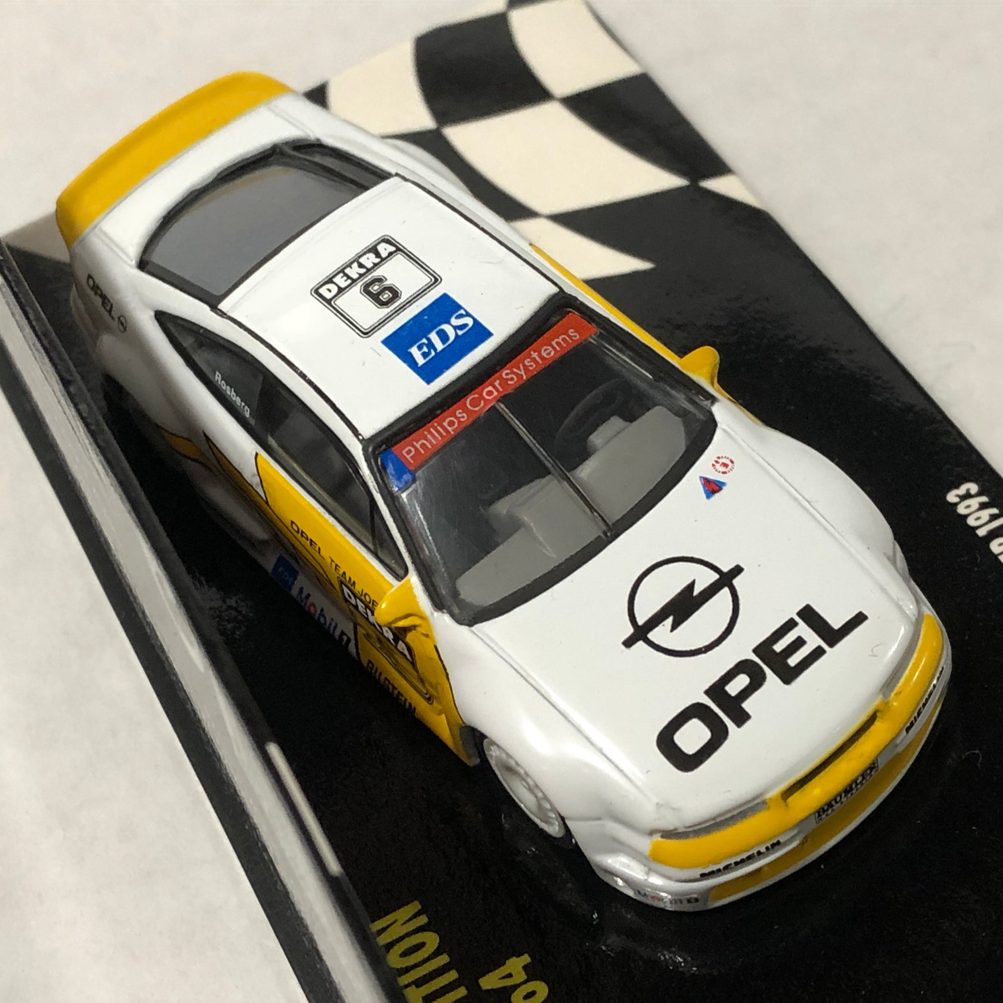Opel Calibra 1993 Hockenheim 19/9/93 N 6 K Rosberg by Microchamps 1:64 (MCH651200)(Ltd Ed)