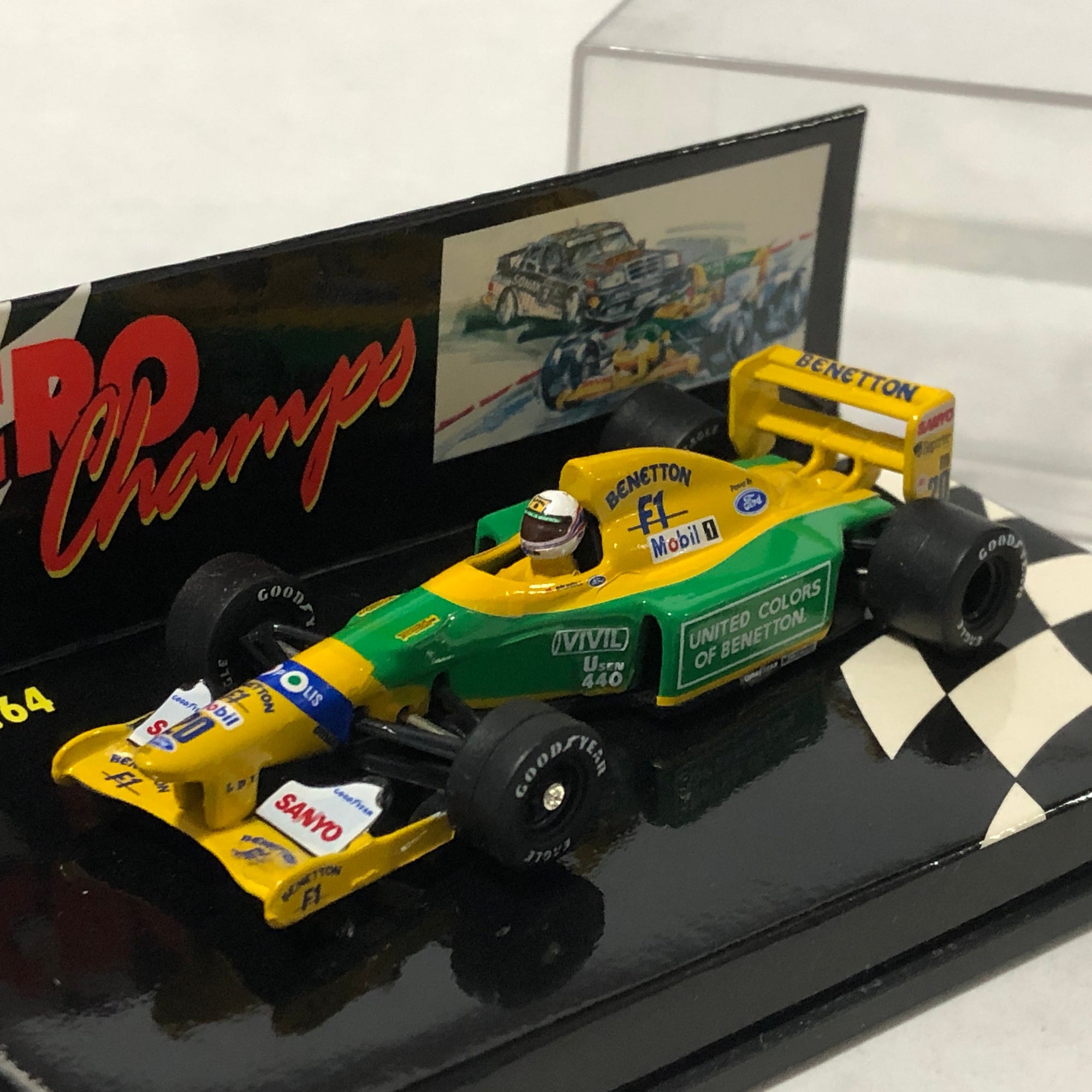Benetton B192 F1 1992 N 20 Brundle by Microchamps 1:64 (MCH651301)