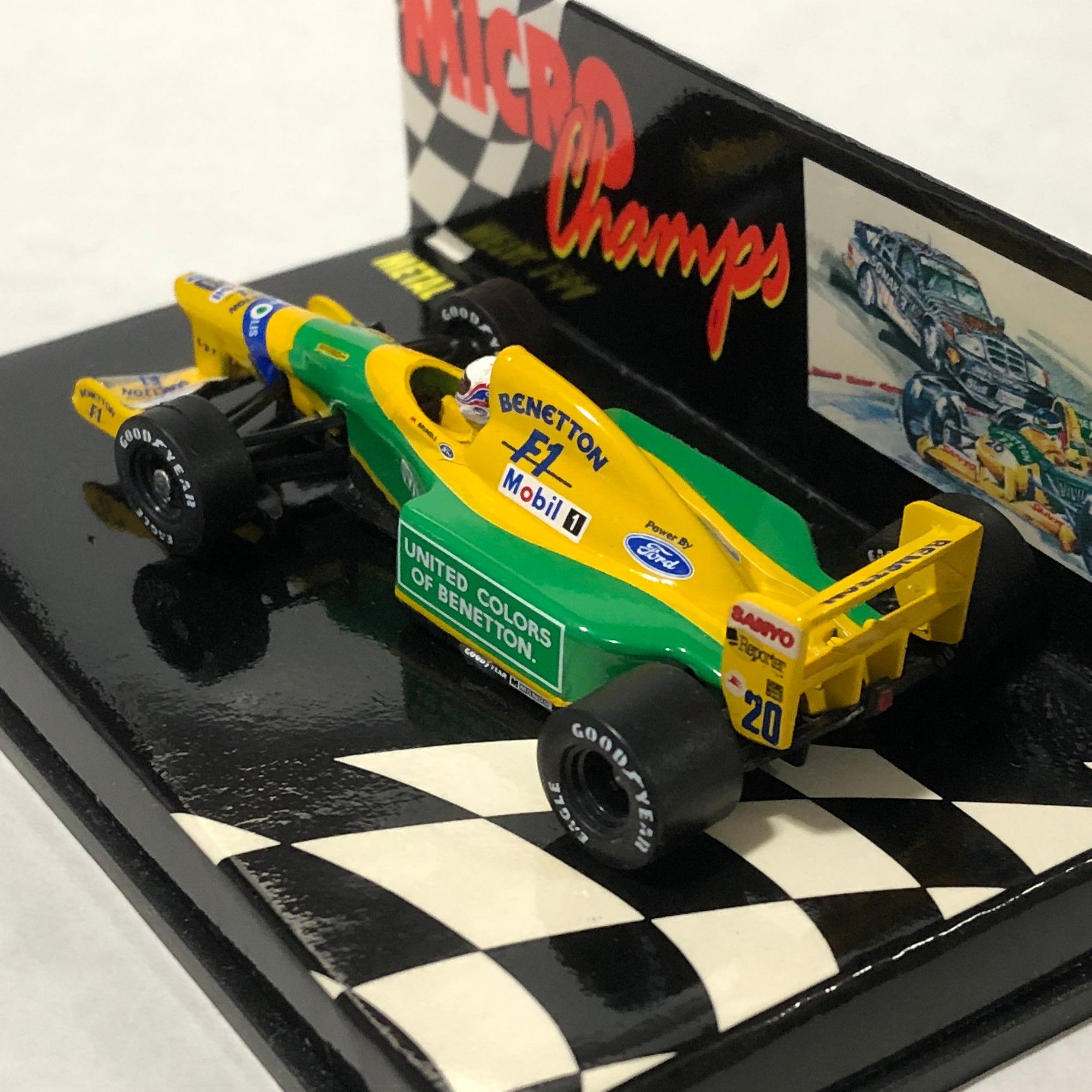Benetton B192 F1 1992 N 20 Brundle by Microchamps 1:64 (MCH651301)