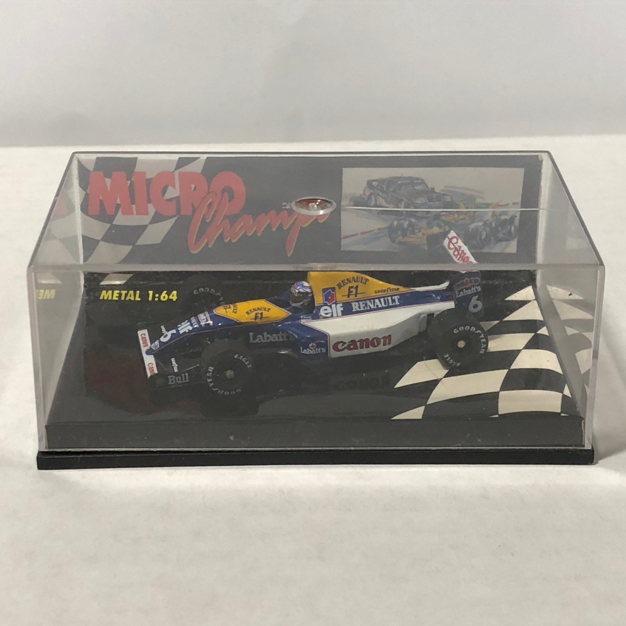 Williams FW14 F1 1991 N 6 R Patrese by Microchamps 1:64 (MCH651303)
