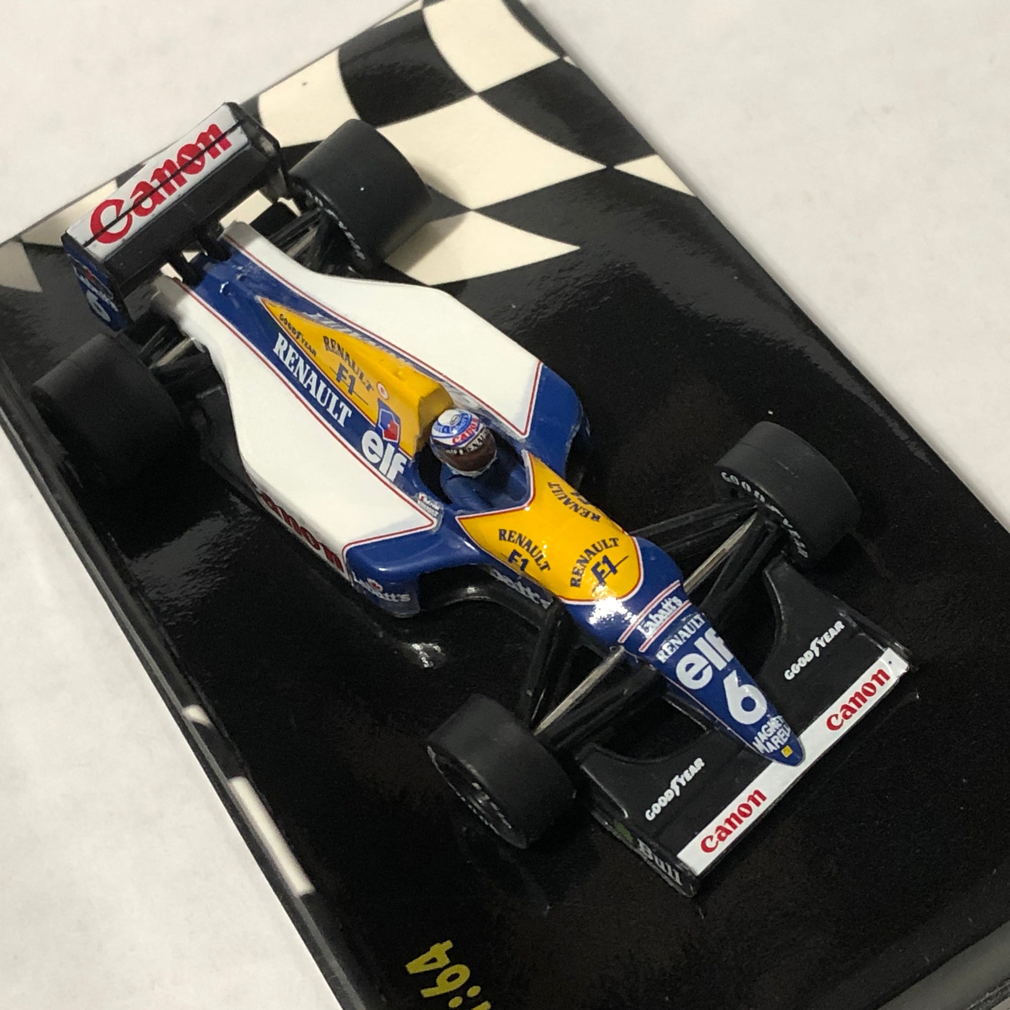 Williams FW14 F1 1991 N 6 R Patrese by Microchamps 1:64 (MCH651303)