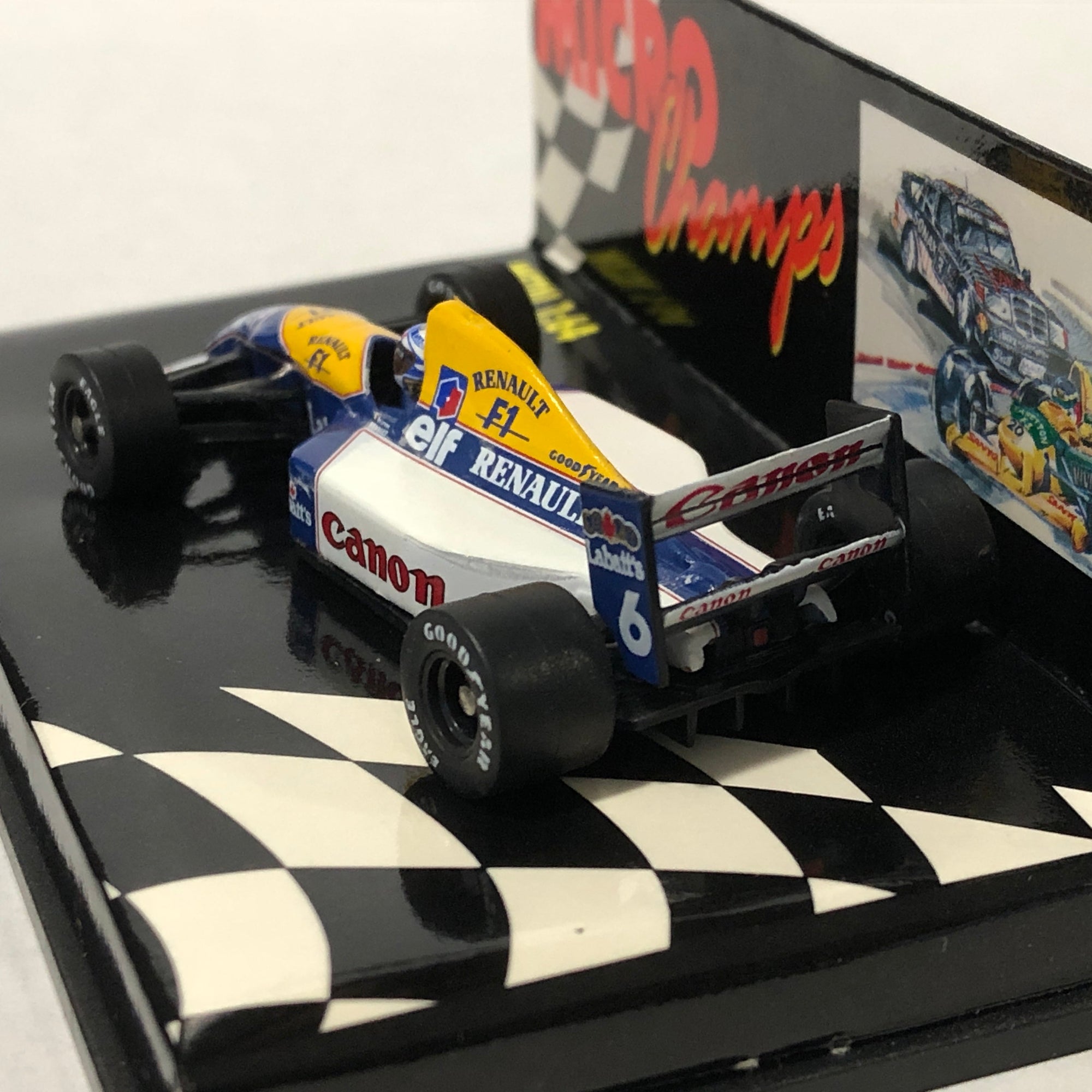 Williams FW14 F1 1991 N 6 R Patrese by Microchamps 1:64 (MCH651303)