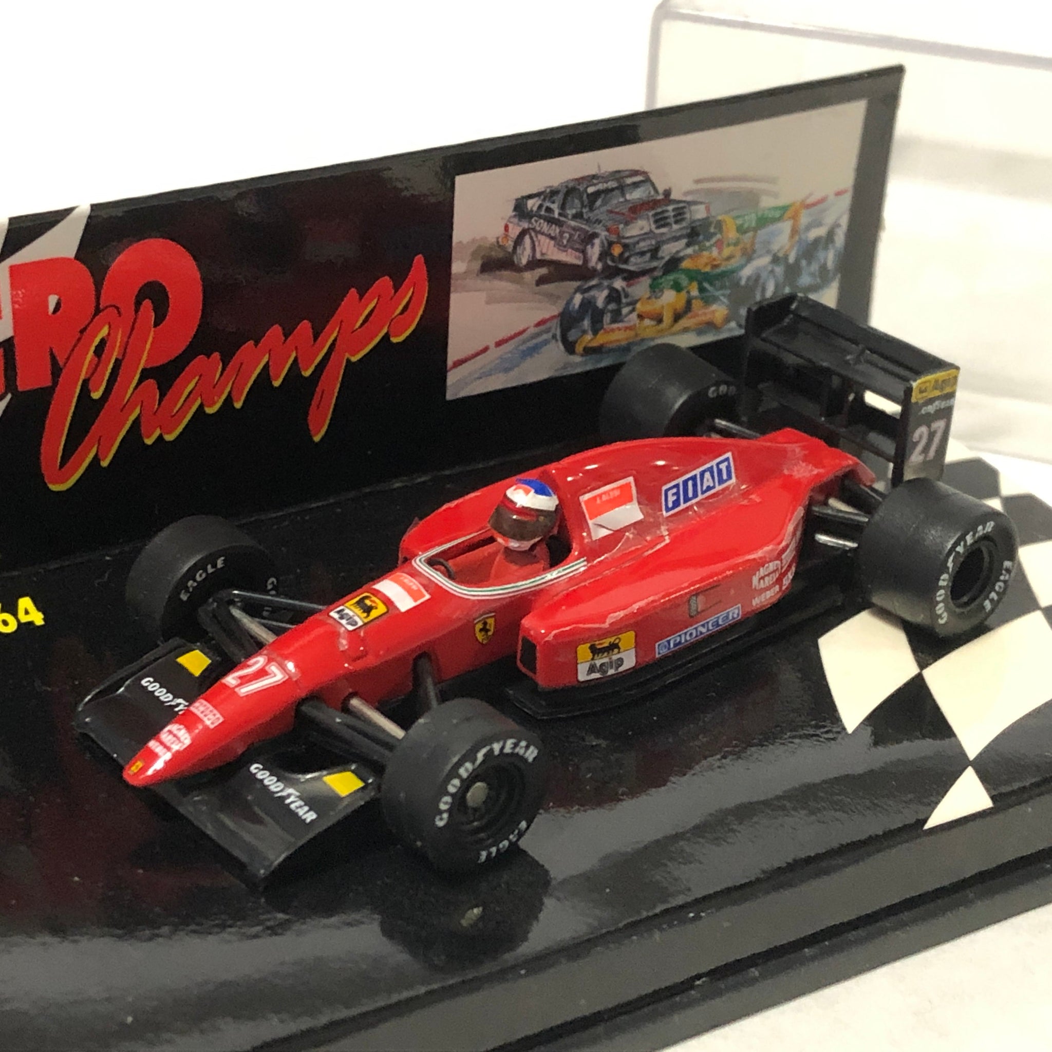 Ferrari F92 A F1 1992 N 27 J Alesi by Microchamps 1:64 (MCH651304)