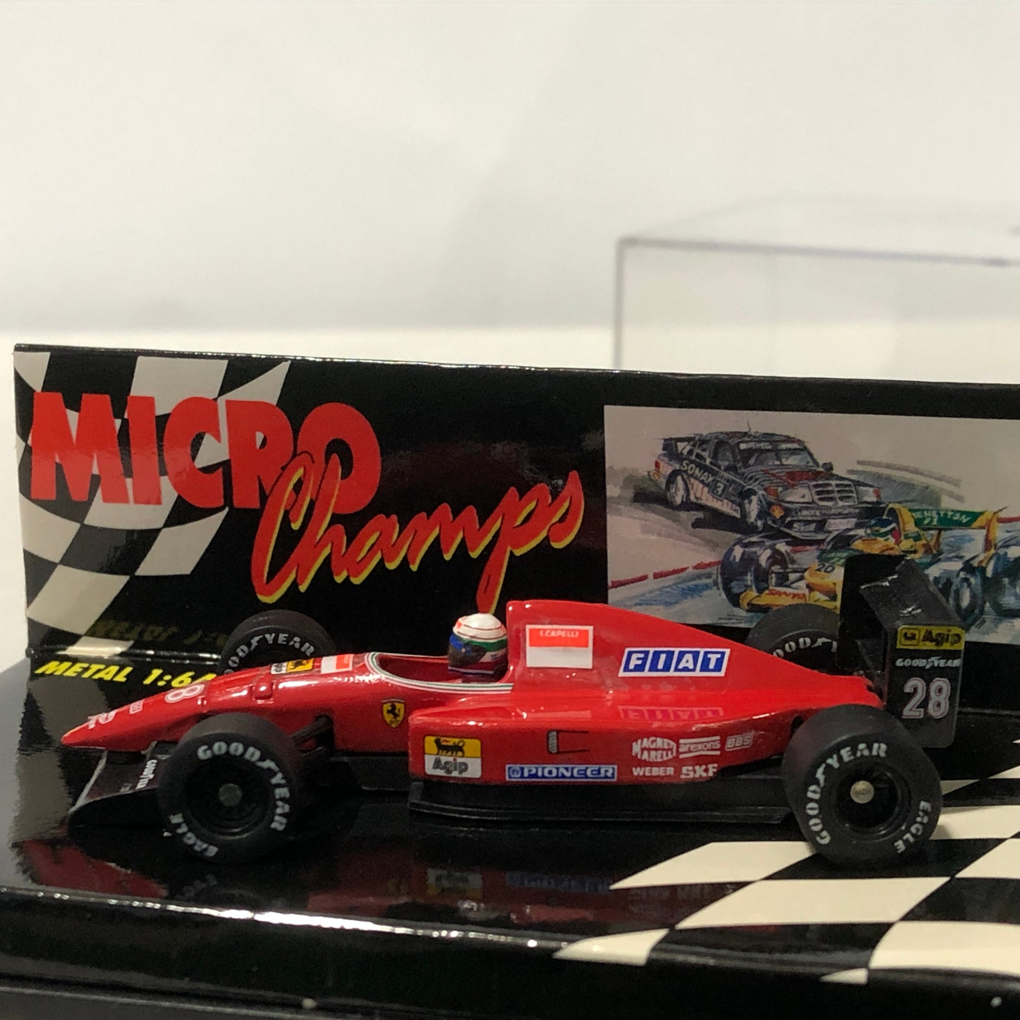 Ferrari F92 A F1 1992 N 28 I Capelli by Microchamps 1:64 (MCH651305)