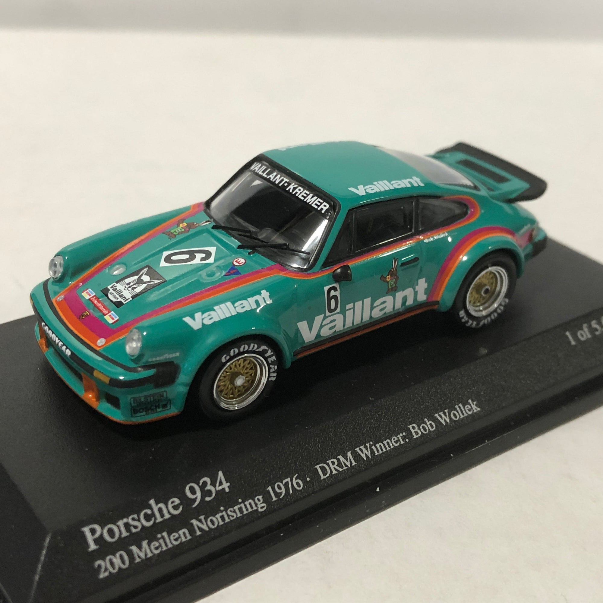 Porsche 934 1976 200 Meilen Norisring N 6 by Minichamps 1:64 (640766406)(Ltd Ed)