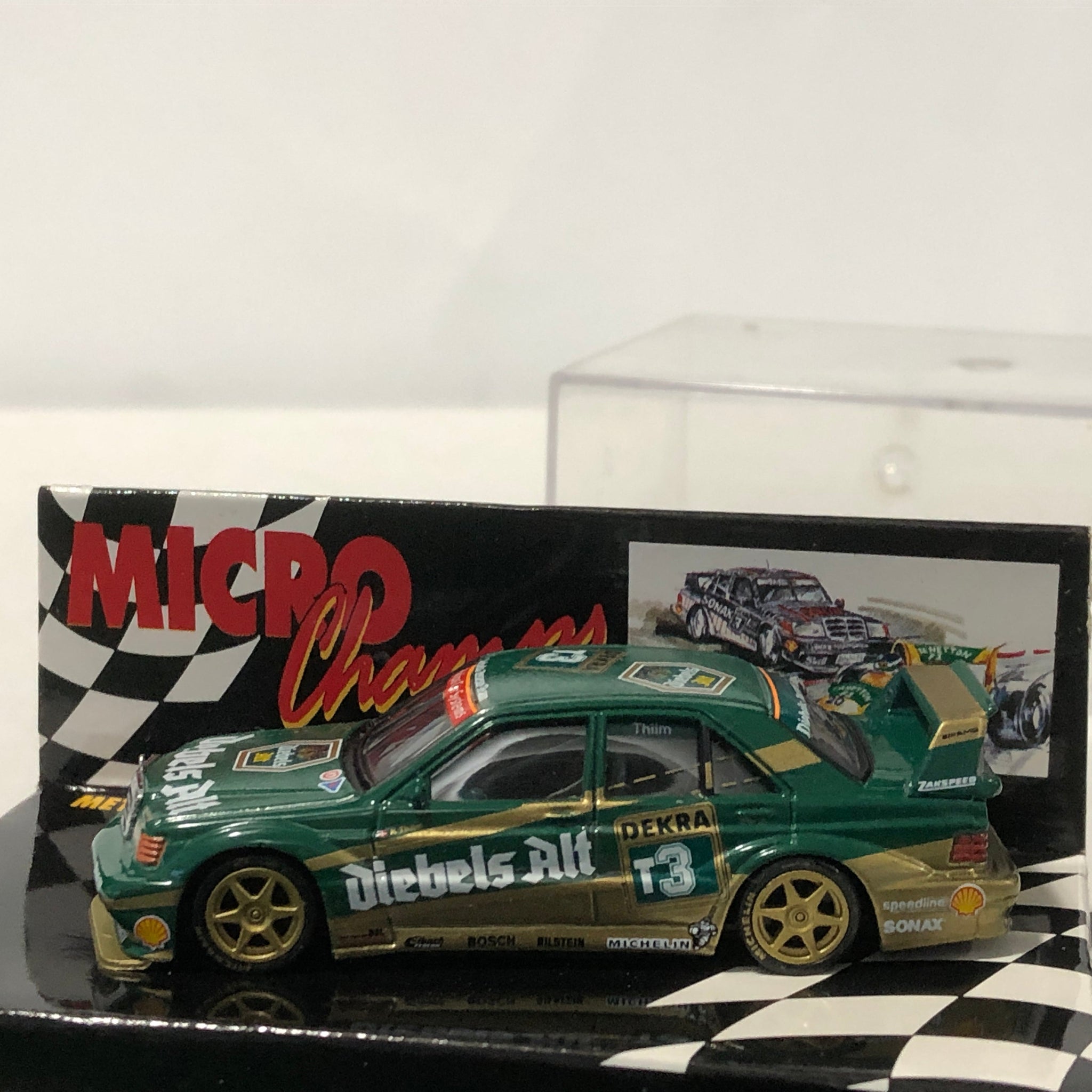 Mercedes-Benz 190E Evo 2 1993 N T3 Thim by Microchamps 1:64 (MCH933140)