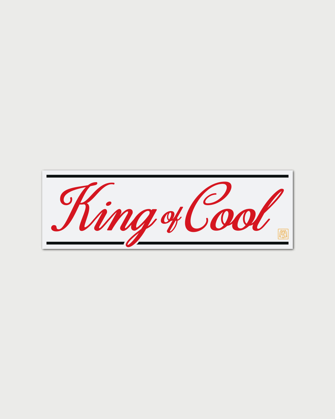 King of Cool Sticker
