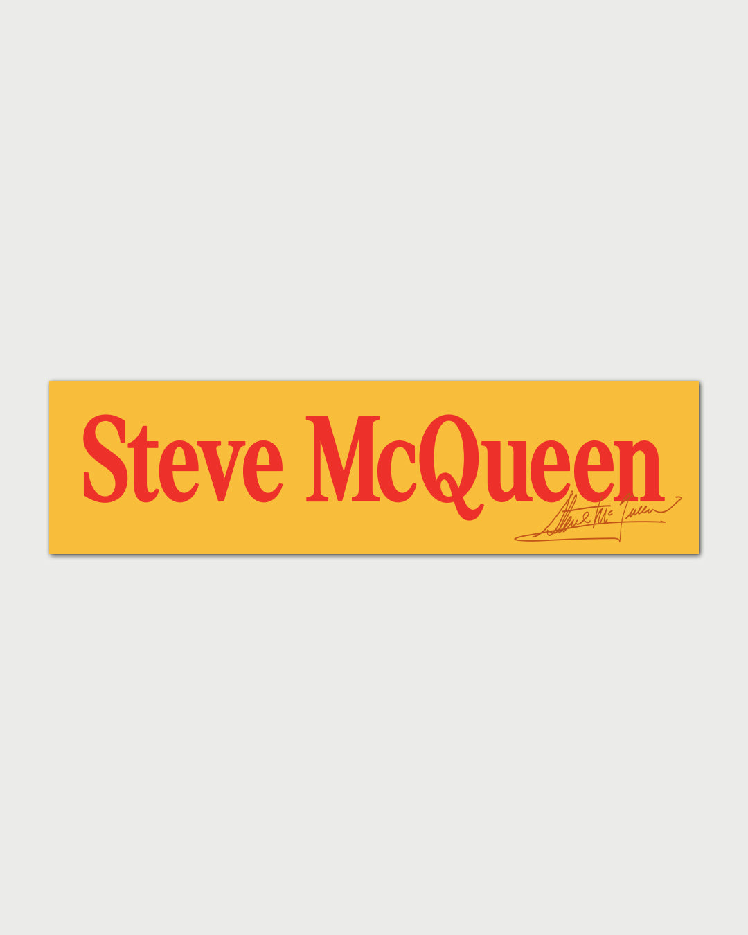Steve McQueen Bumper Sticker