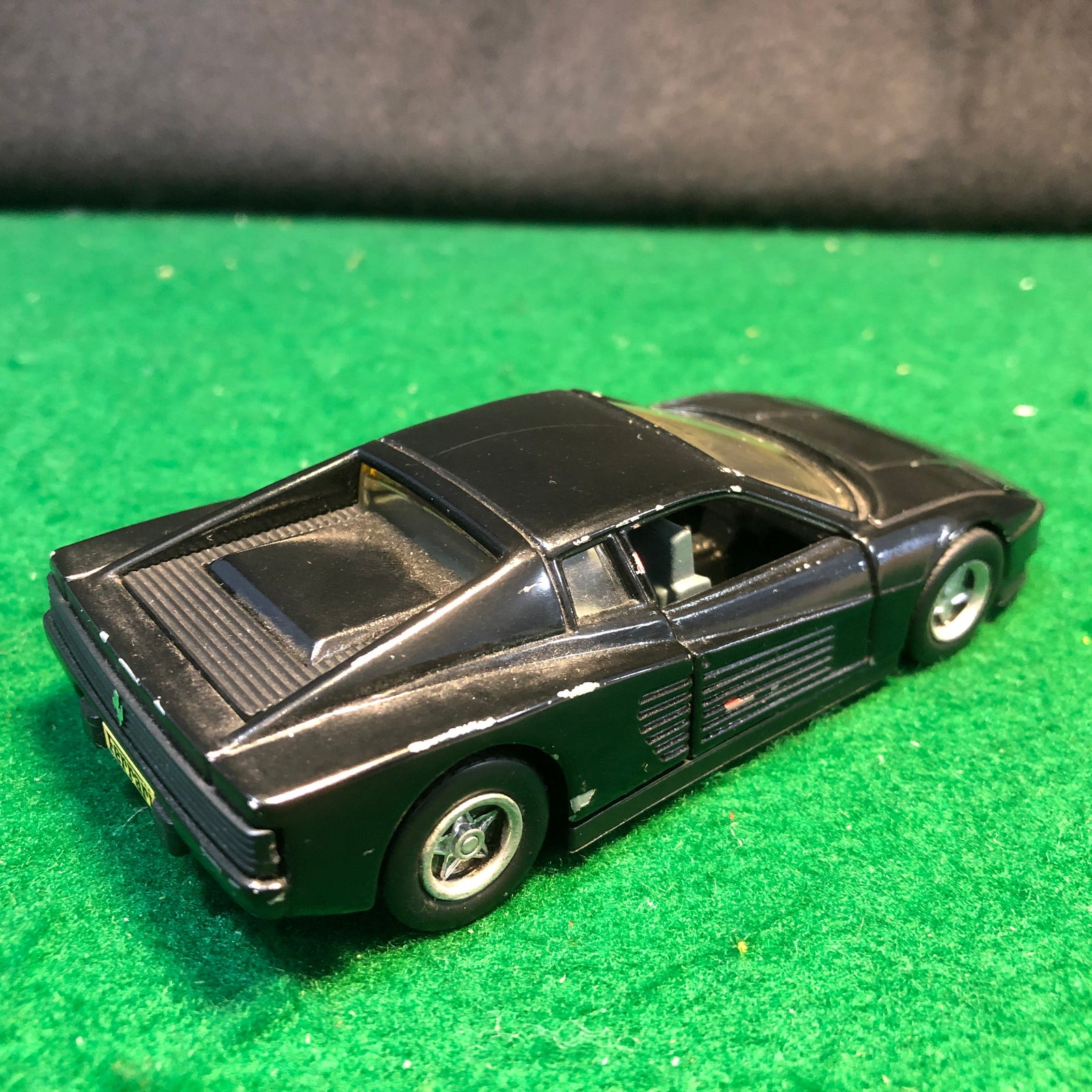 Ferrari Testarossa Black Motorized by MC Toy 1:39 (No box)