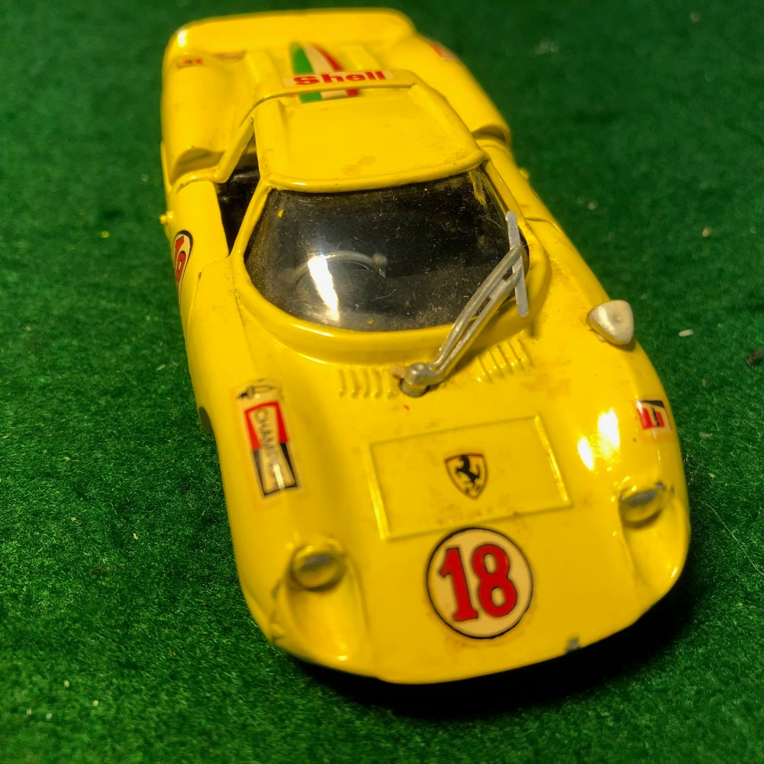 Ferrari 330 P2 N 18 Yellow by Mercury 1:43 (28)(No box)(Dmg1)