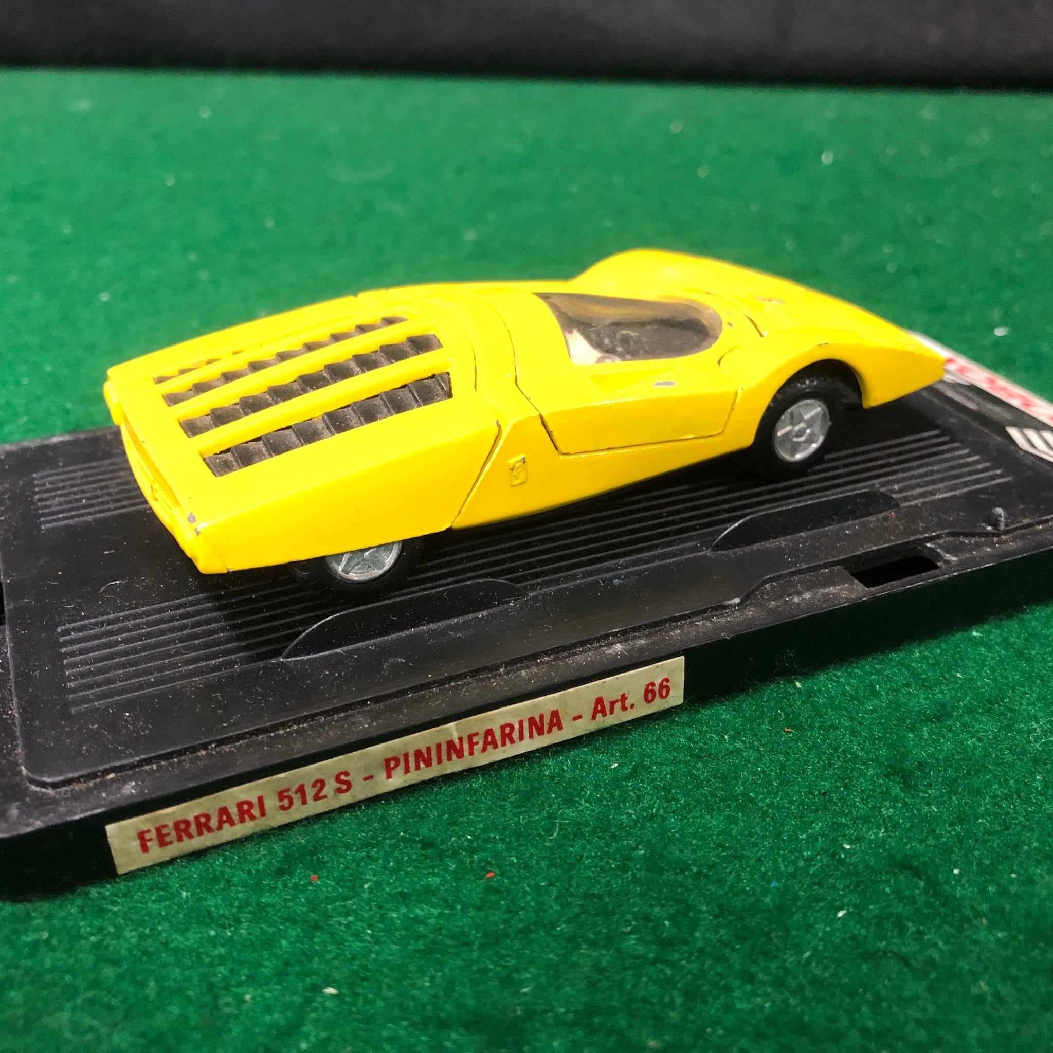 Ferrari 512 S Pininfarina Yellow by Mercury 1:43 (66)(Autobox)