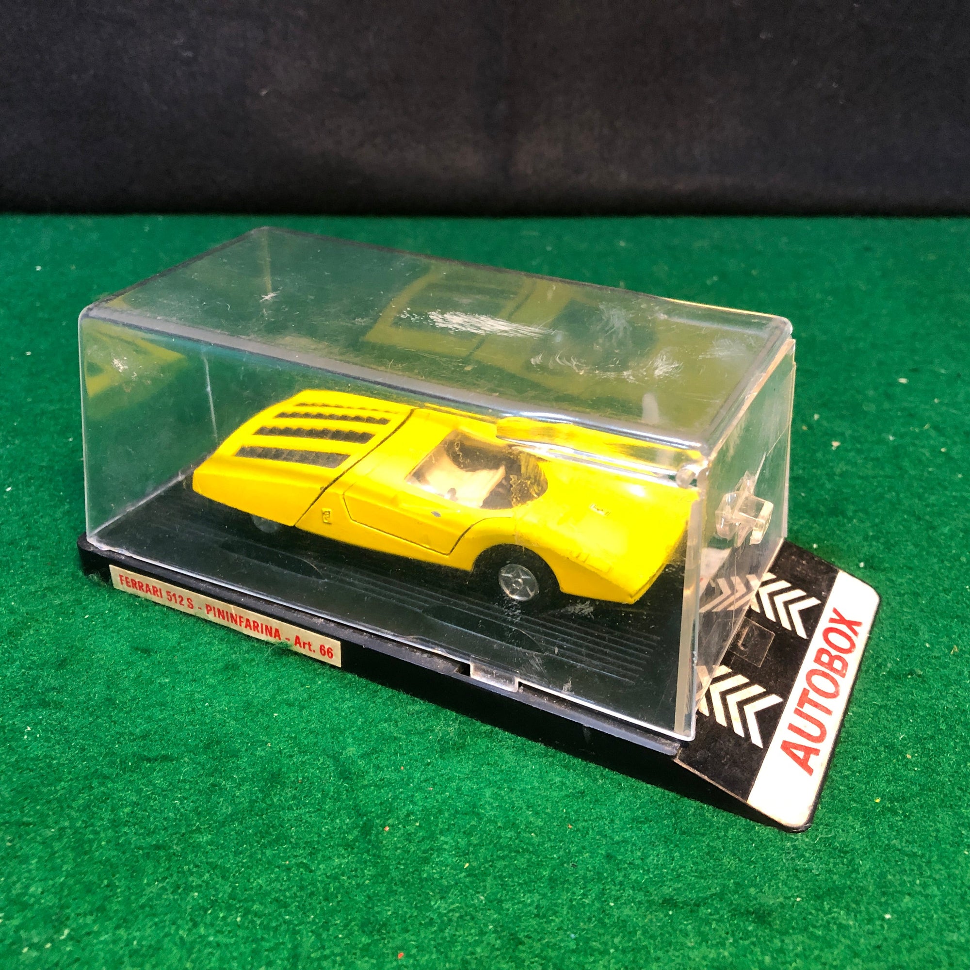 Ferrari 512 S Pininfarina Yellow by Mercury 1:43 (66)(Autobox)