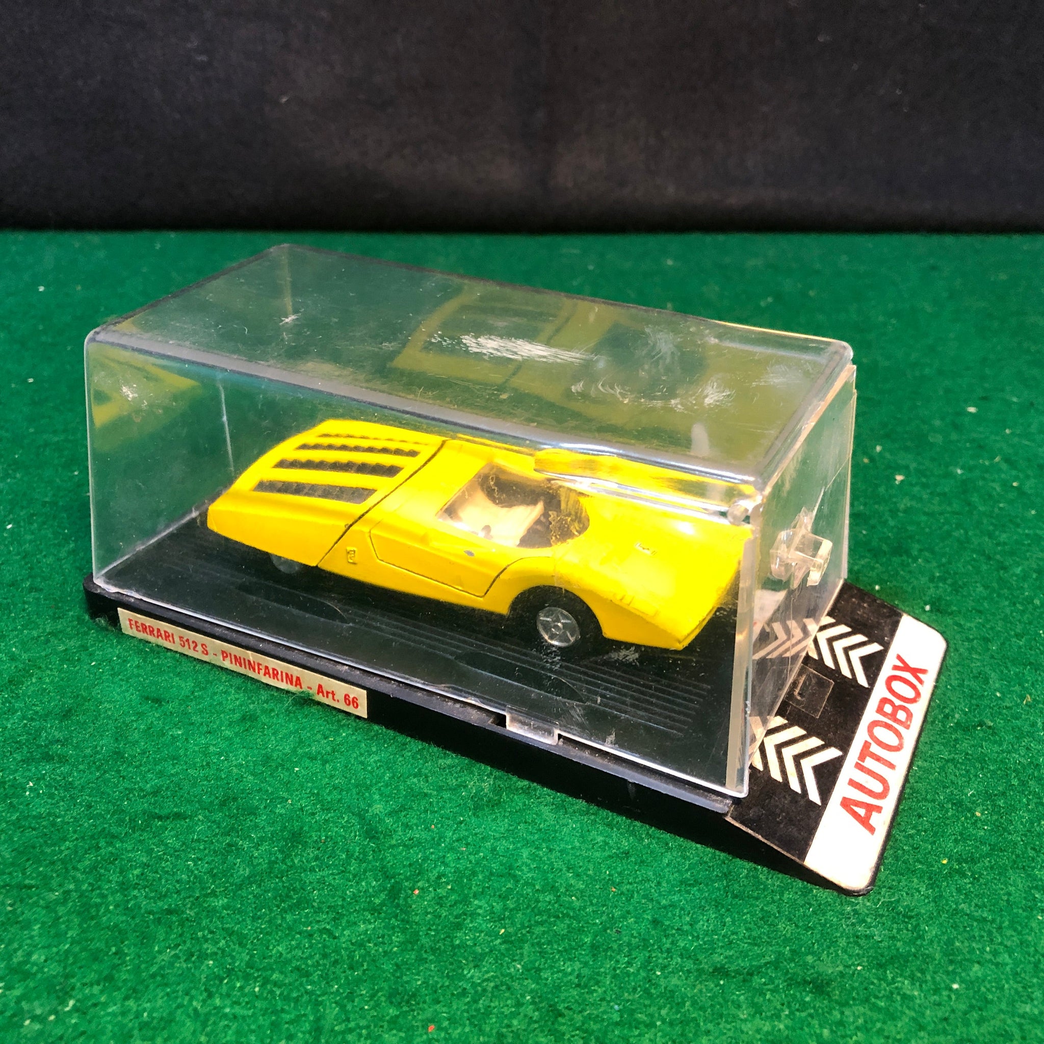 Ferrari 512 S Pininfarina Yellow by Mercury 1:43 (66)(Autobox)