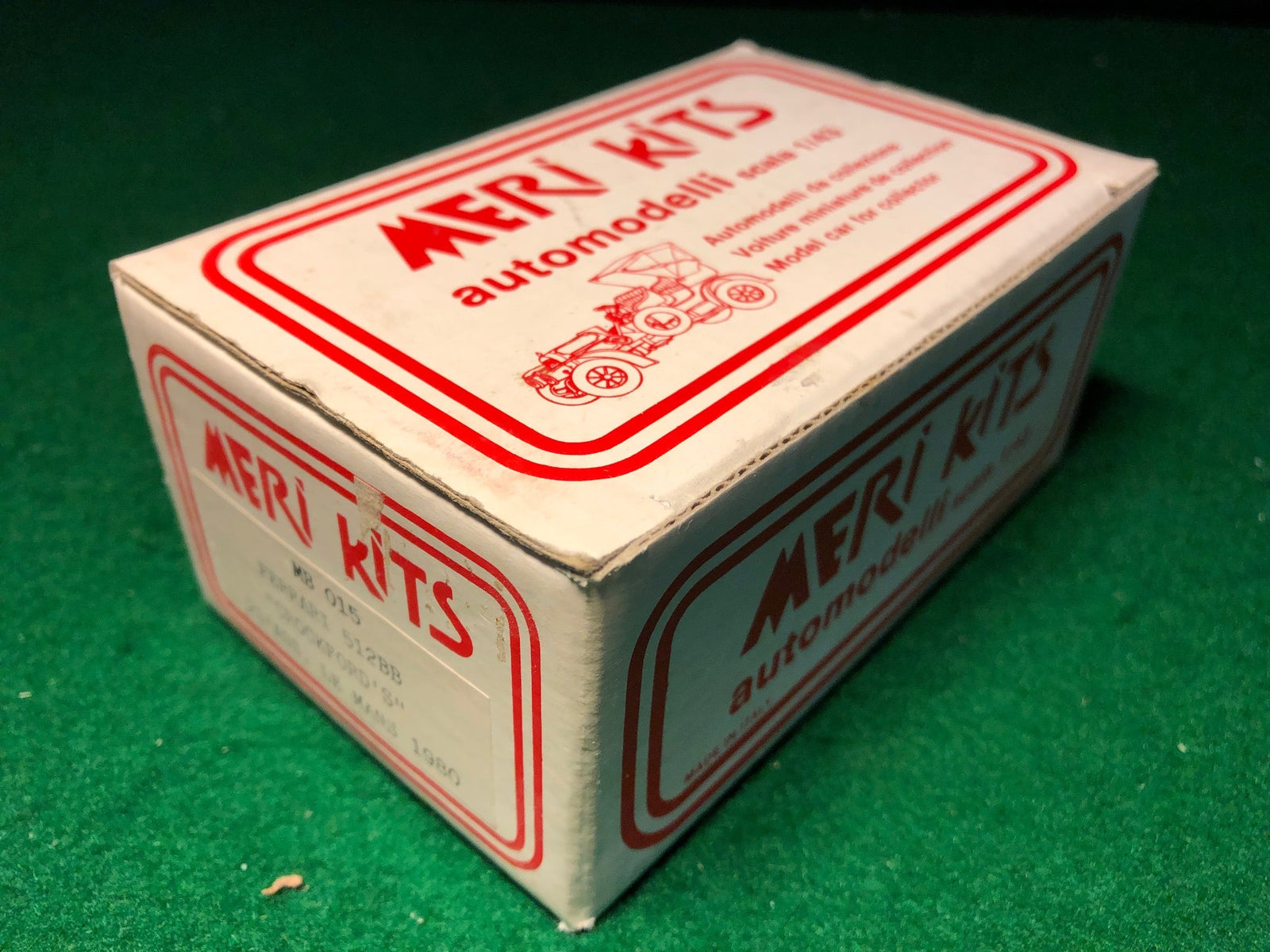 Ferrari 512 BB "Crockfords" Le Mans 1980 by Meri Kits 1:43 (MB015)