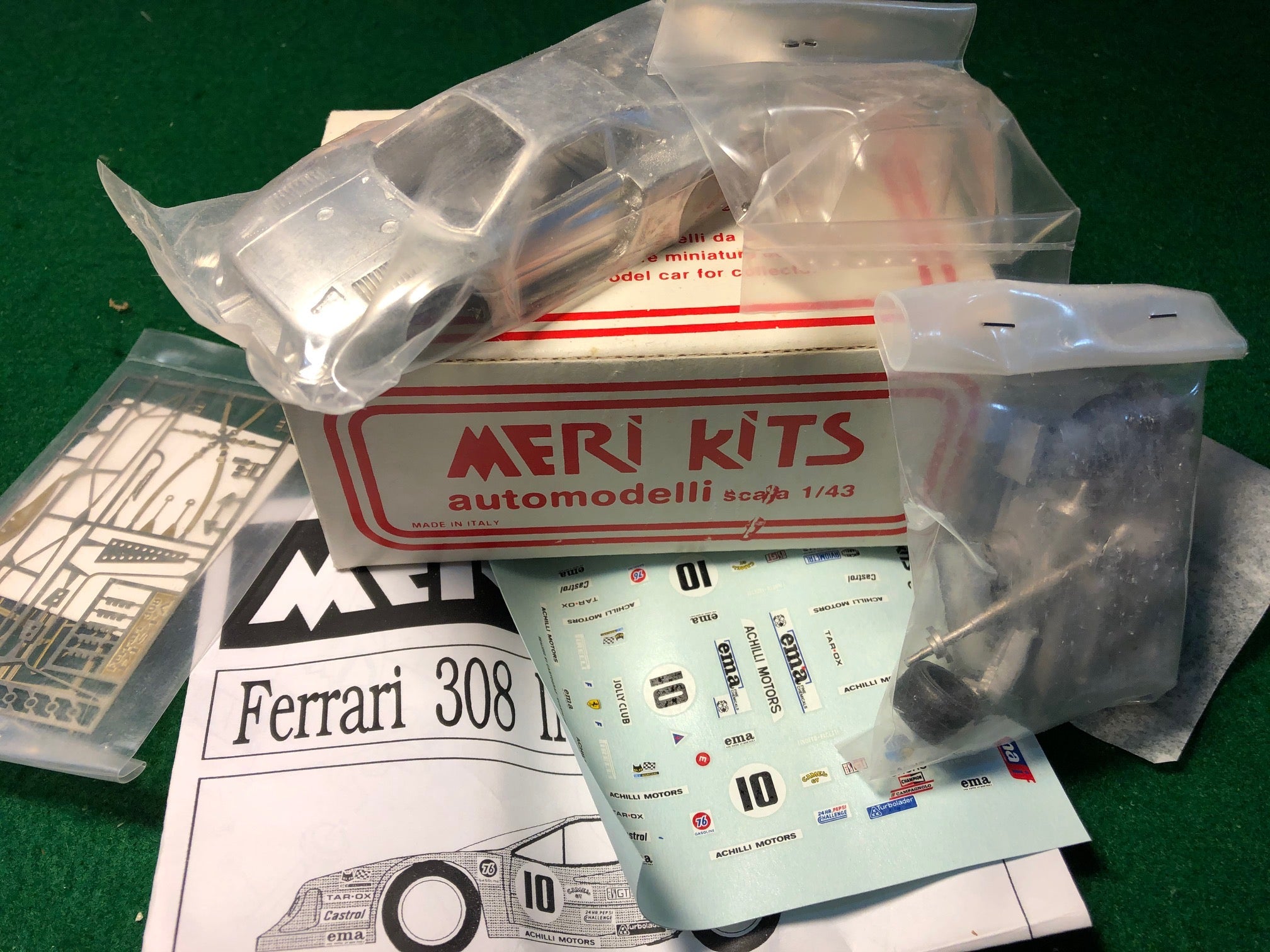 Ferrari 308 Biturbo IMSA Daytona 1981 by Meri Kits 1:43 (MK218)