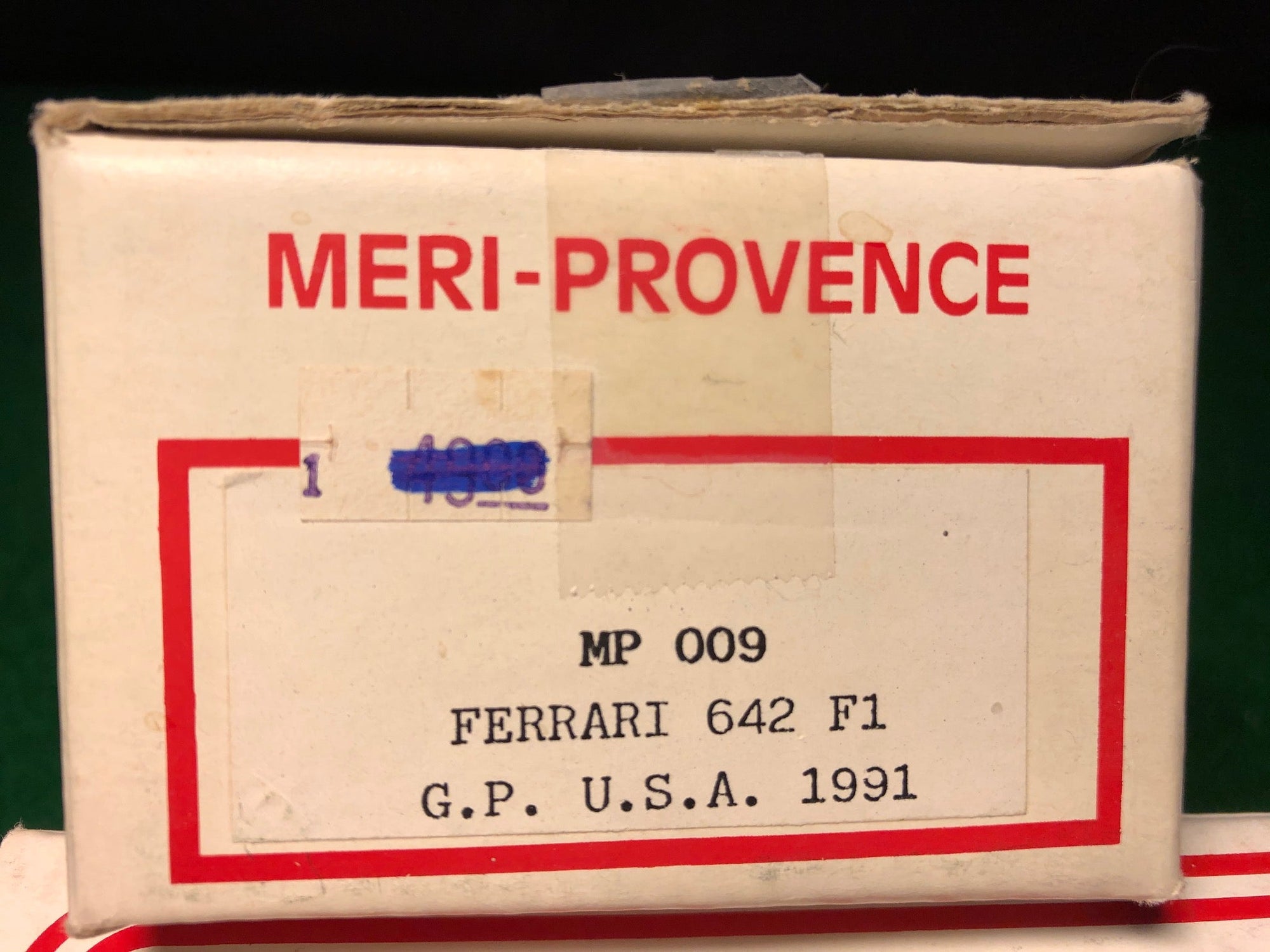 Ferrari 642 F1 GP United States 1991 N 27 Prost or N 28 Alesi by Meri Kits 1:43 (MP009)