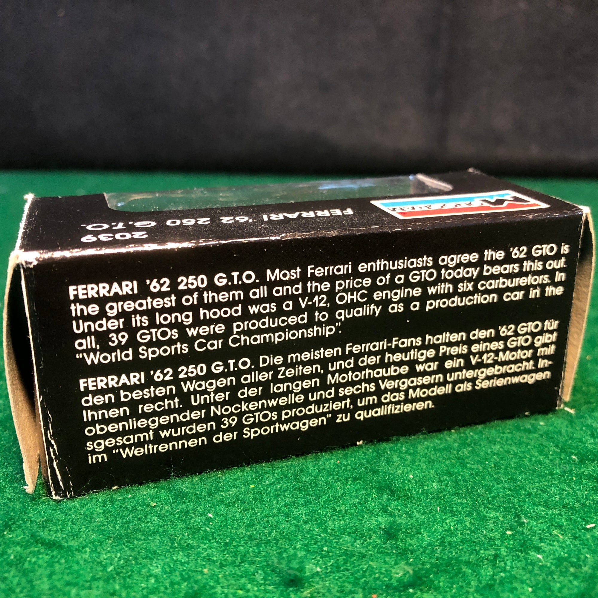 Ferrari 250 GTO Red by Monogram 1:87 HO (2039)