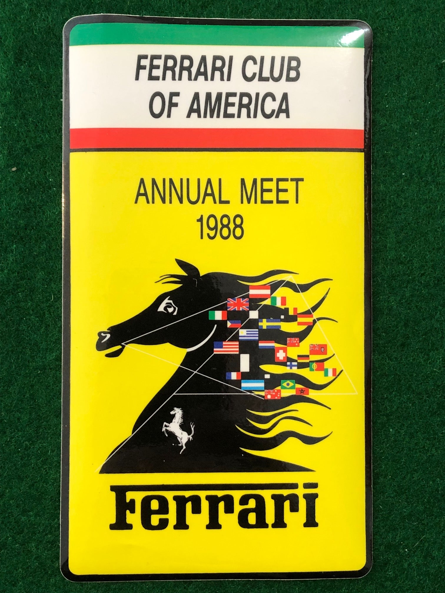 FCA Annual Meet 1988, Elkhart Lake, WI, Sticker