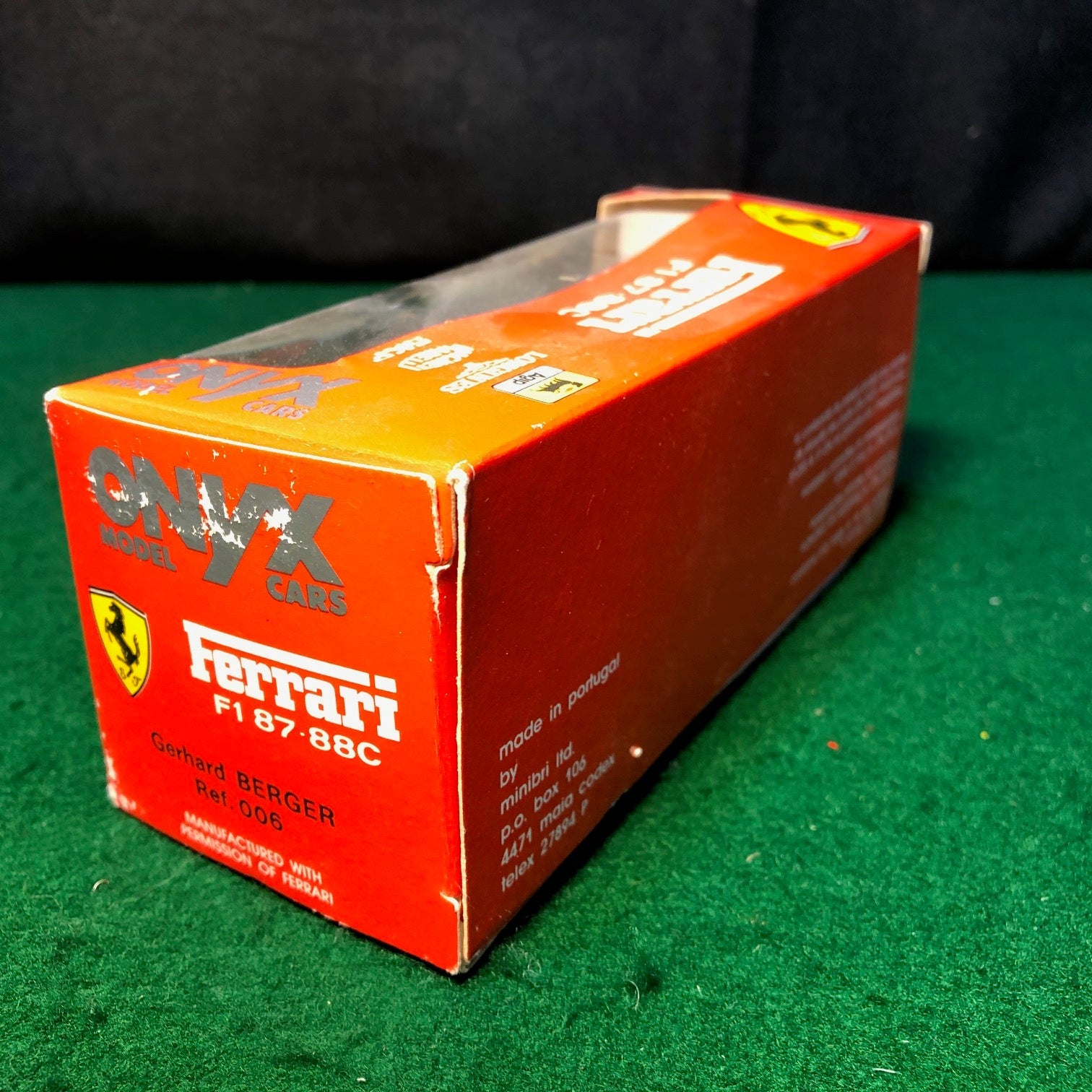 Ferrari F1 87-88C N 28 Gerhard Berger by Onyx 1:43 (006)