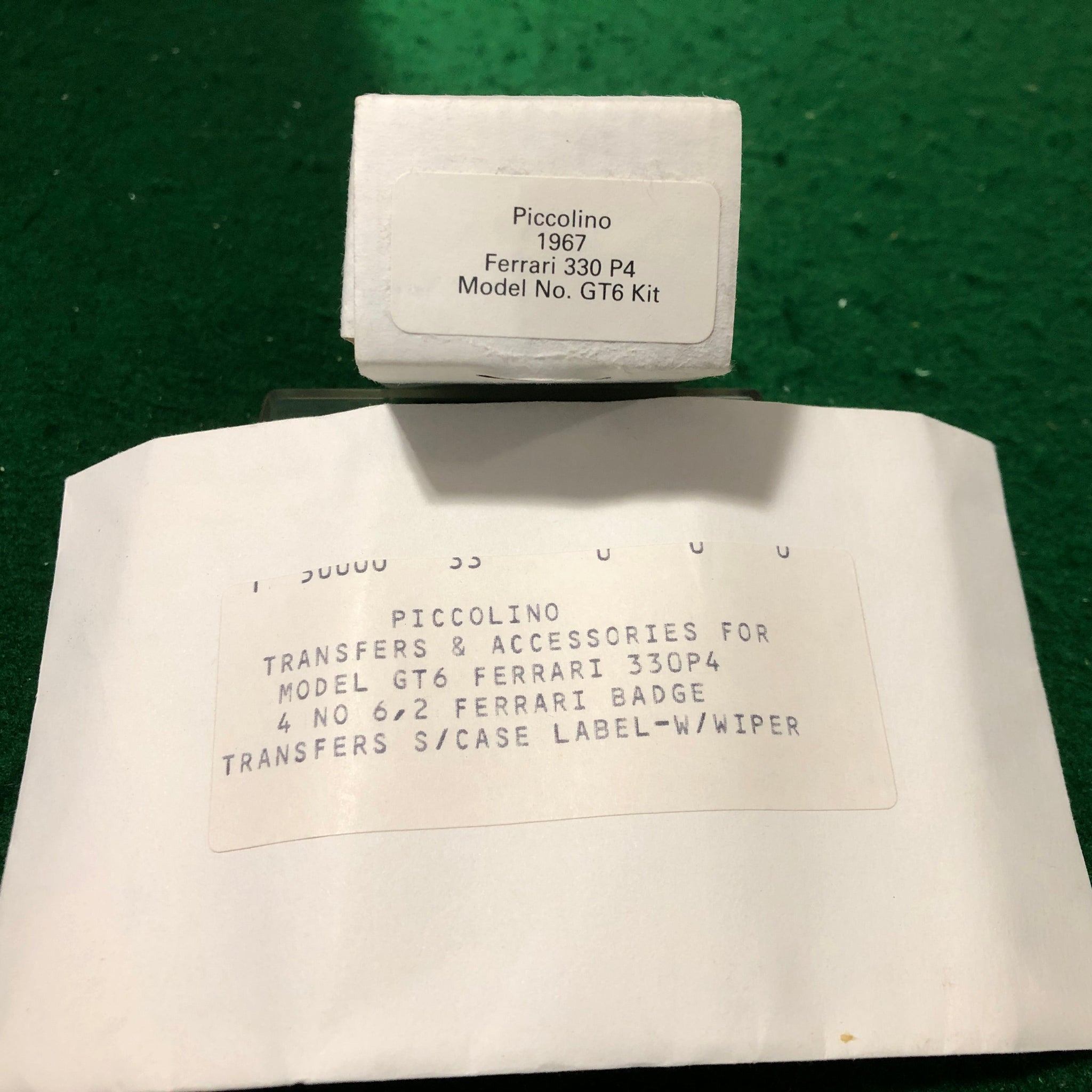 Ferrari 330 P4 N 6 1967 by Kit Bellini Piccolino 1:76 (GT6/K)(w/Decals)