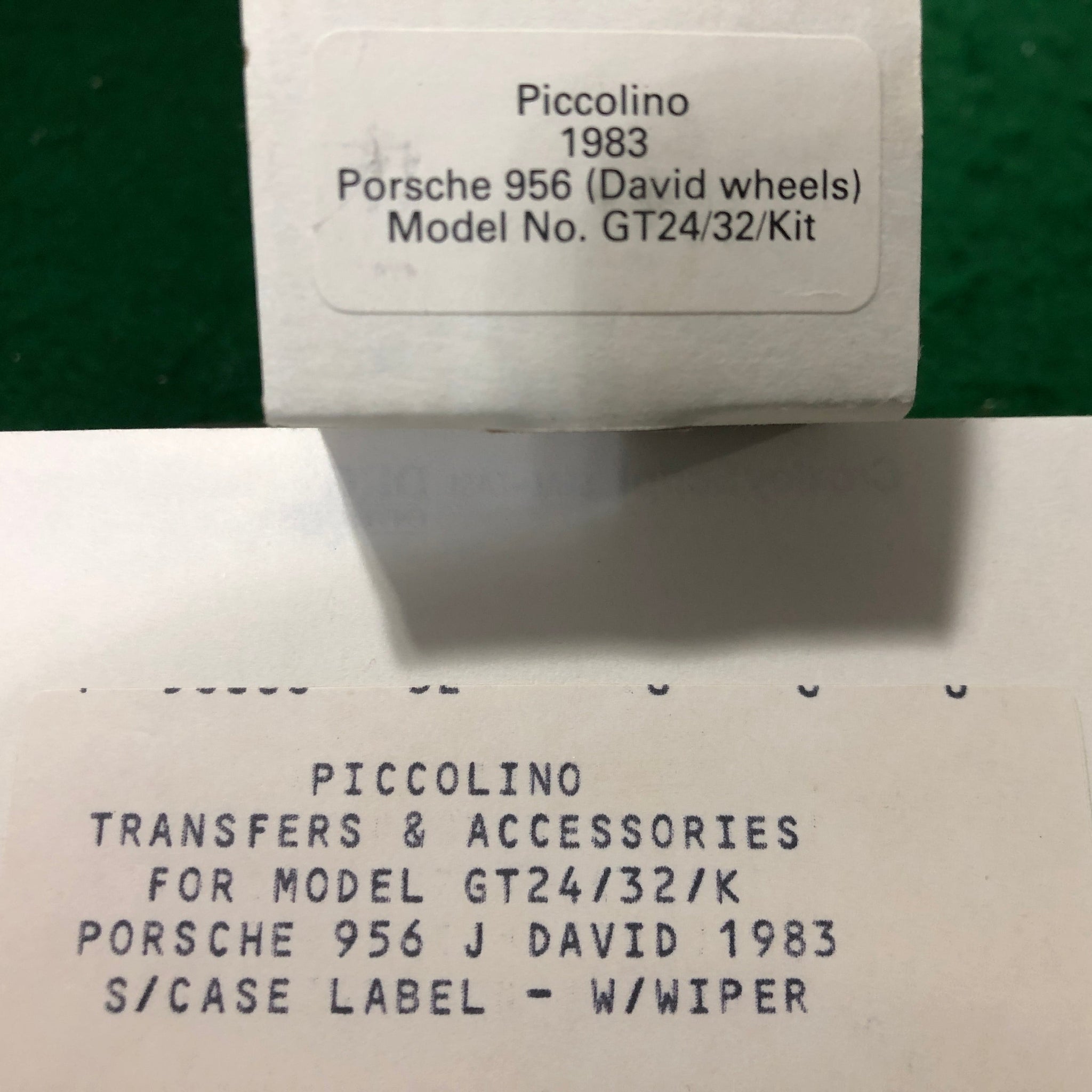 Porsche 956 Canon N 14 1983 Kit by Bellini Piccolino 1:76 (B)(GT24/30/K)(w/Decals)(7)