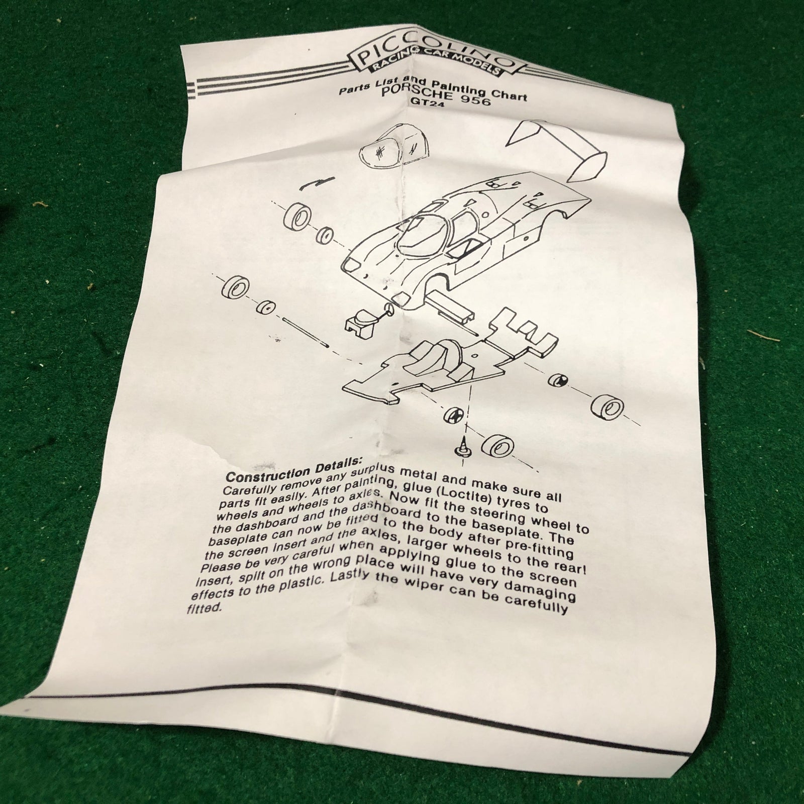 Porsche 956 J David N 11 1983 Kit by Bellini Piccolino 1:76 (B)(GT24/32/K)(w/Decals)