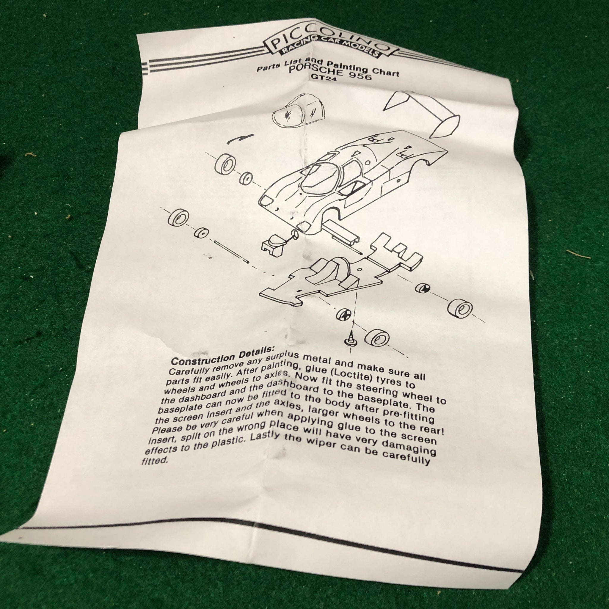 Porsche 956 J David N 11 1983 Kit by Bellini Piccolino 1:76 (B)(GT24/32/K)(w/Decals)