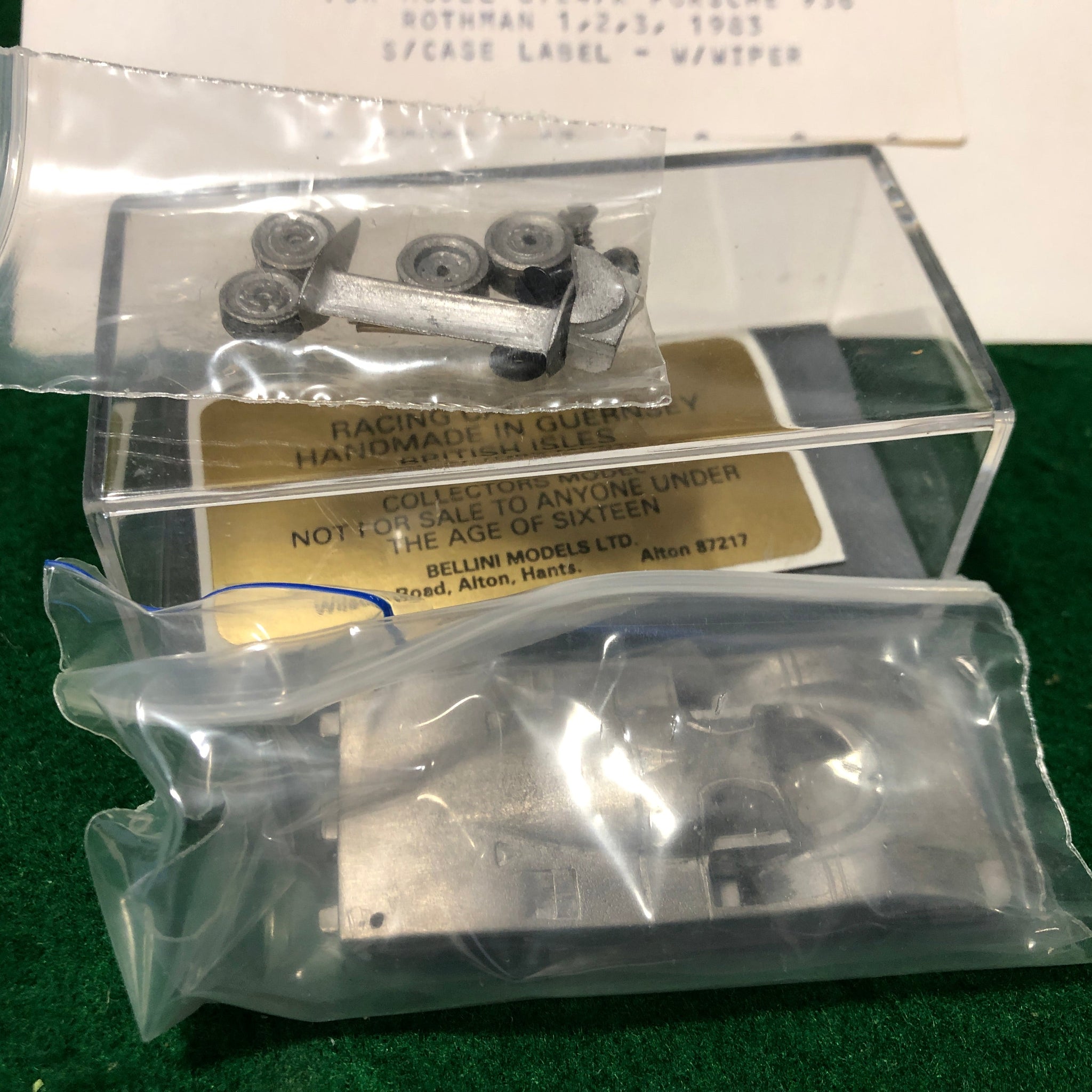 Porsche 956 Rothmans Ns 1/2/3 1983 Kit by Bellini Piccolino 1:76 (B)(GT24/K)(w/Decals)