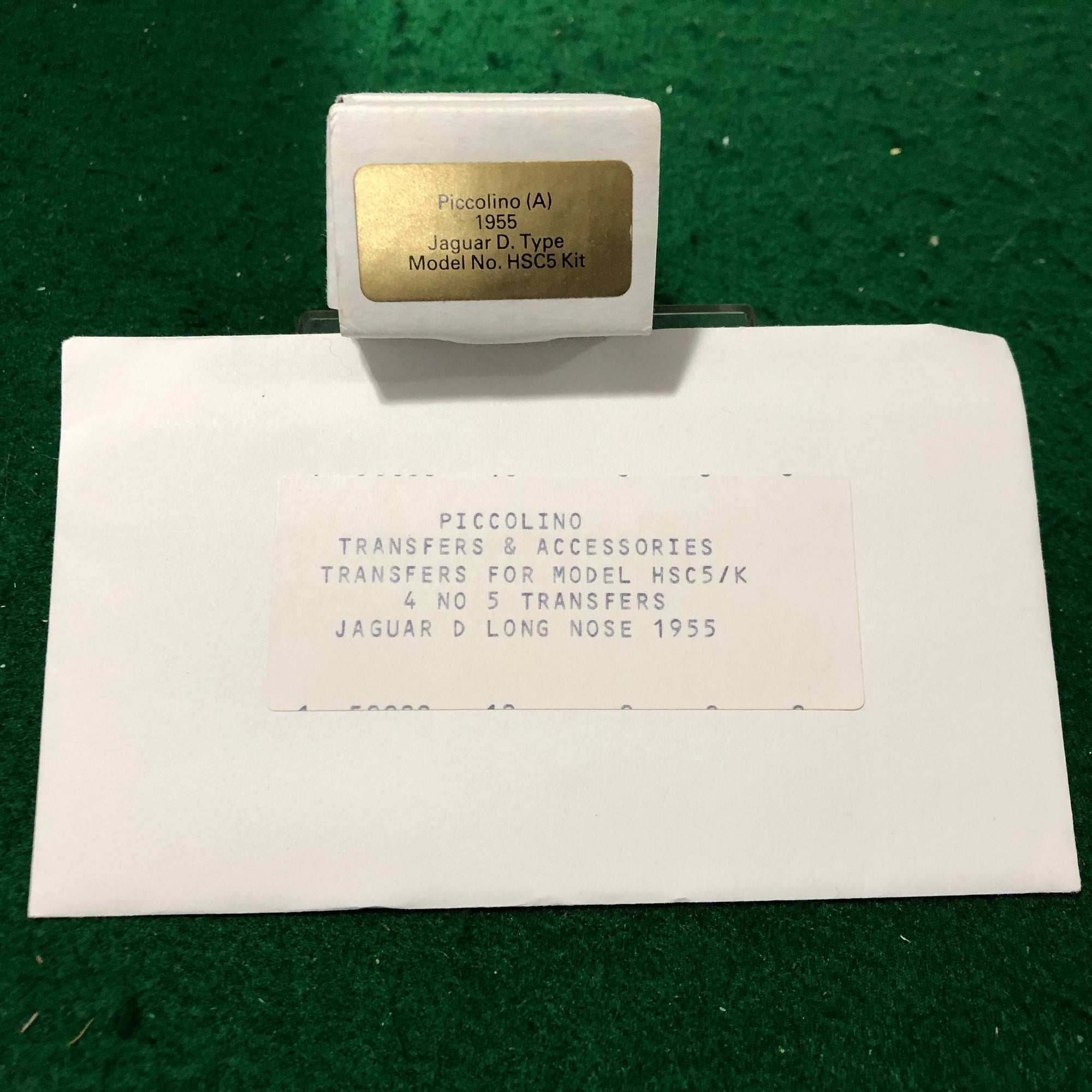 Jaguar D Type N 5 1955 Kit by Bellini Piccolino 1:76 (HSC5/K)(w/Decals)