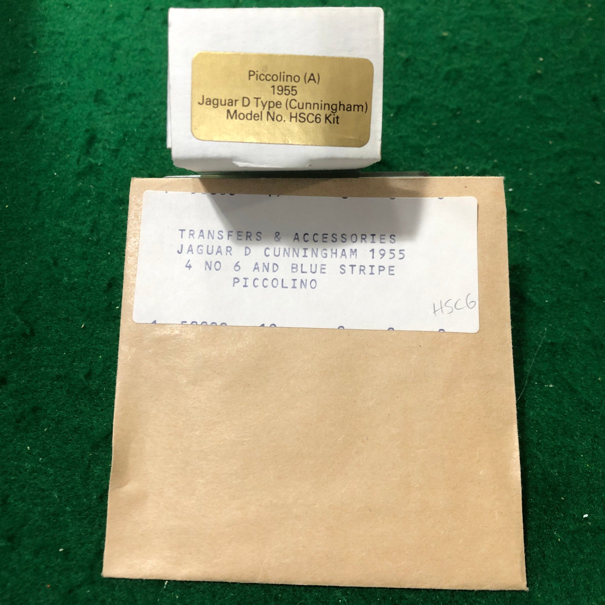 Jaguar D Type Cunningham N 6 1955 Kit by Bellini Piccolino 1:76 (A)(HSC6/K)(w/Decals)