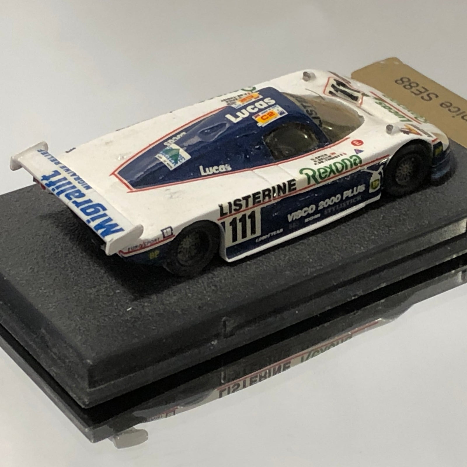Spice Tiga SE88 N 111 1988 Unipart Supreme by Bellini Piccolino 1:76 (/F)(No box)