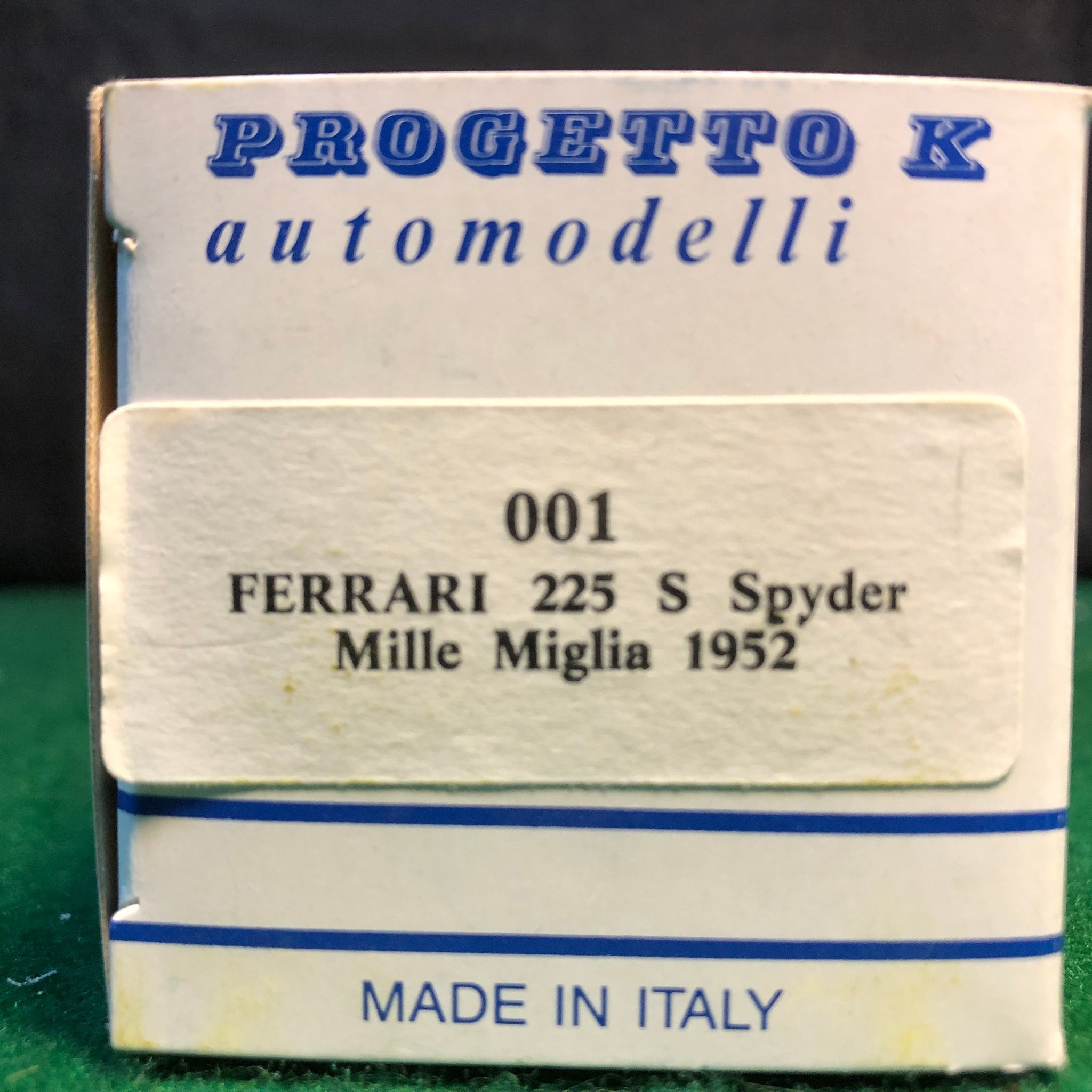 Ferrari 225 S Spyder N 614 Mille Miglia 1952 by Progetto K 1:43 (PK001)