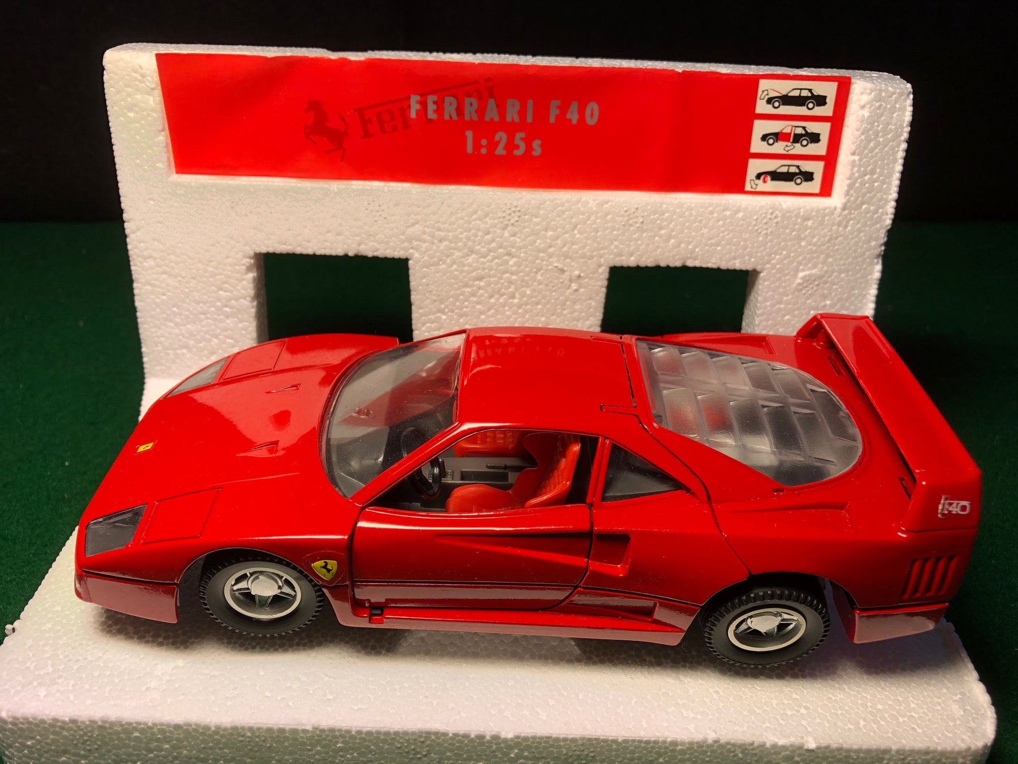 Ferrari F40 Red by Tonka - Polistil 1:25