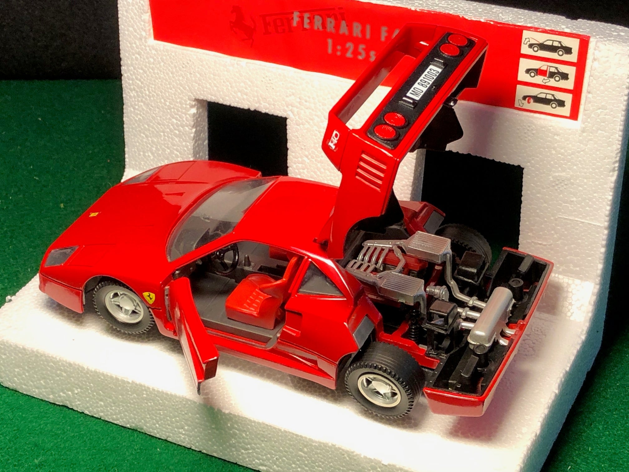 Ferrari F40 Red by Tonka - Polistil 1:25
