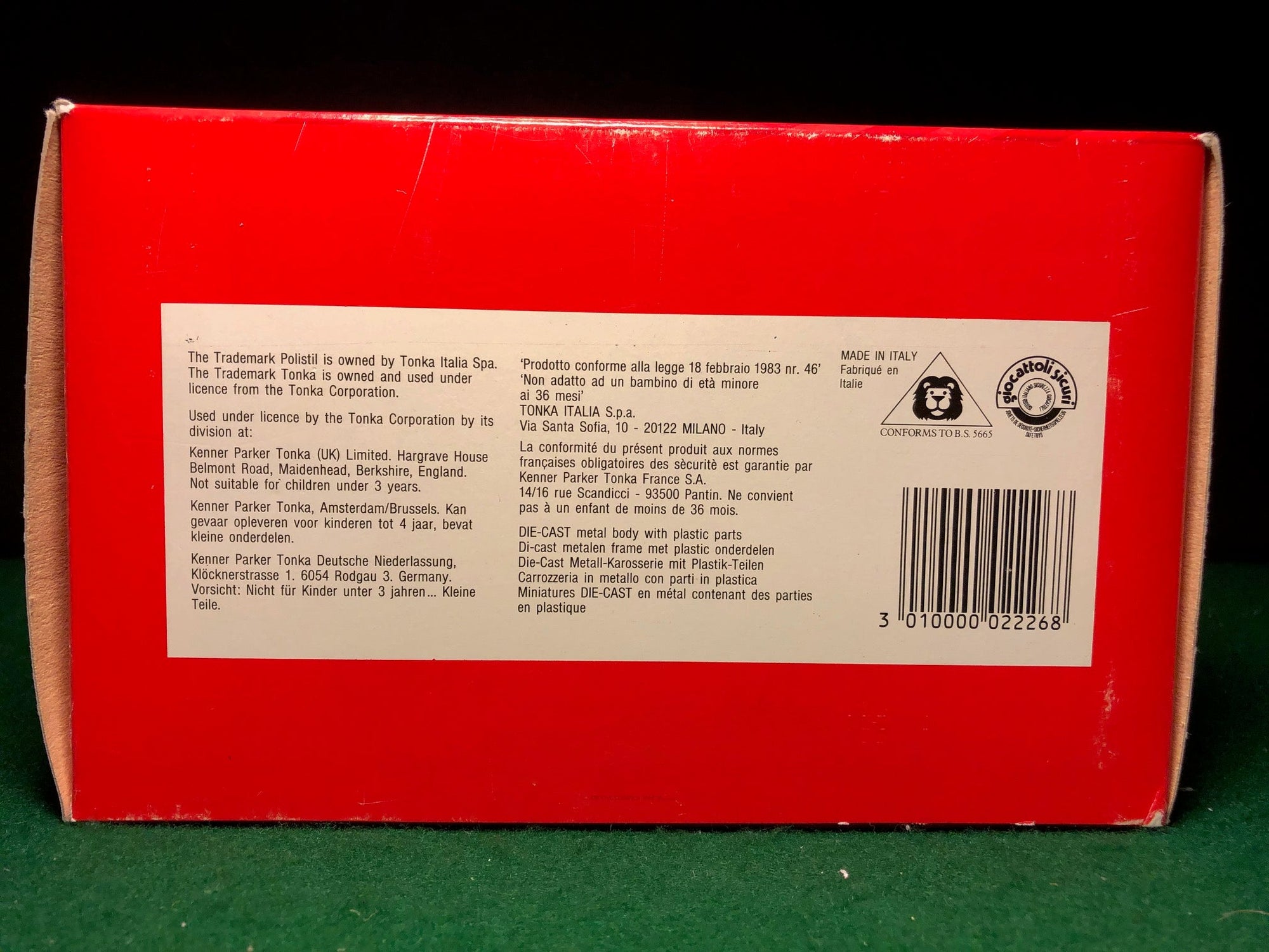 Ferrari F40 Red by Tonka - Polistil 1:25