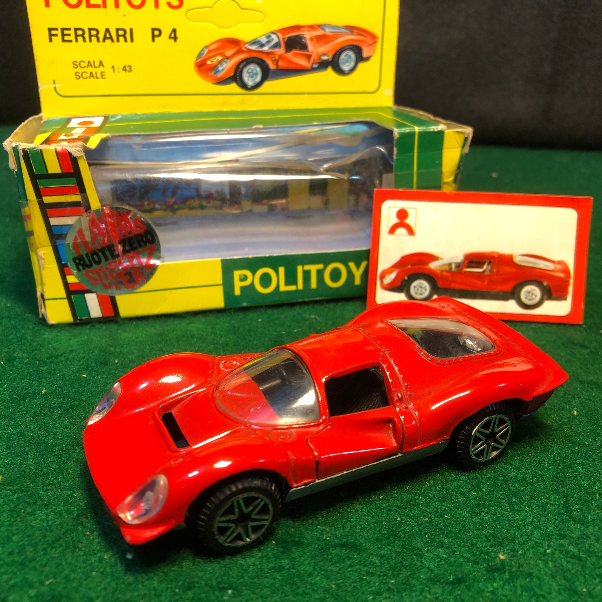 Ferrari 330 P4 Red by Politoys 1:43 (574)(Ruote Zero)