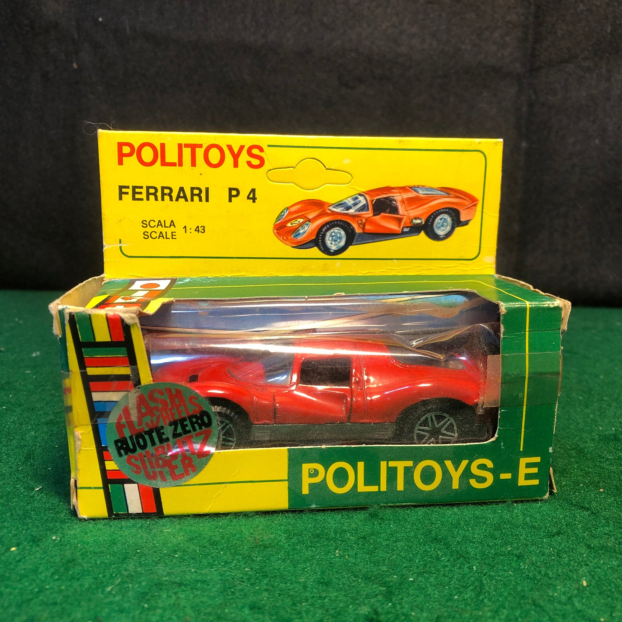 Ferrari 330 P4 Red by Politoys 1:43 (574)(Ruote Zero)