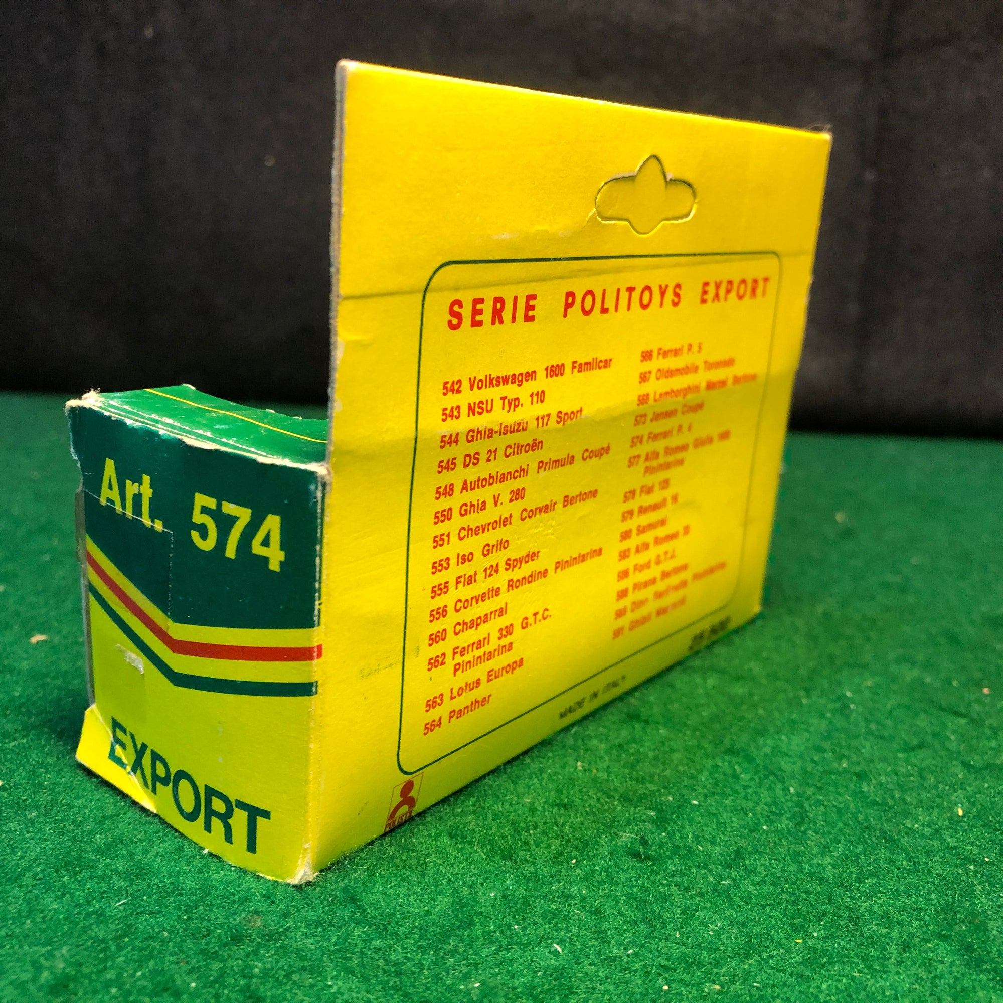 Ferrari 330 P4 Red by Politoys 1:43 (574)(Ruote Zero)