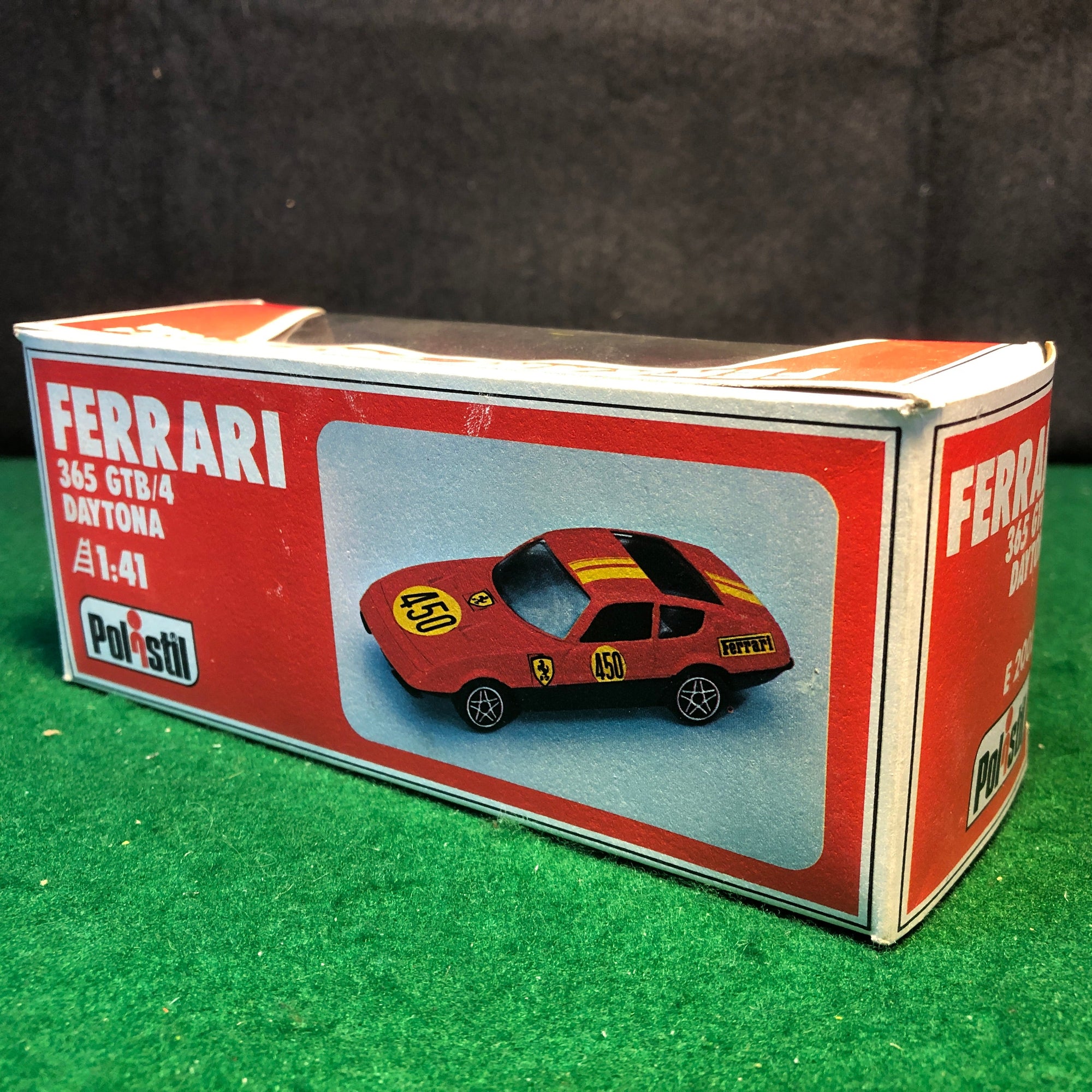 Ferrari 365 GTB/4 Daytona Red Racing N 450 by Polistil 1:40 (E2002)
