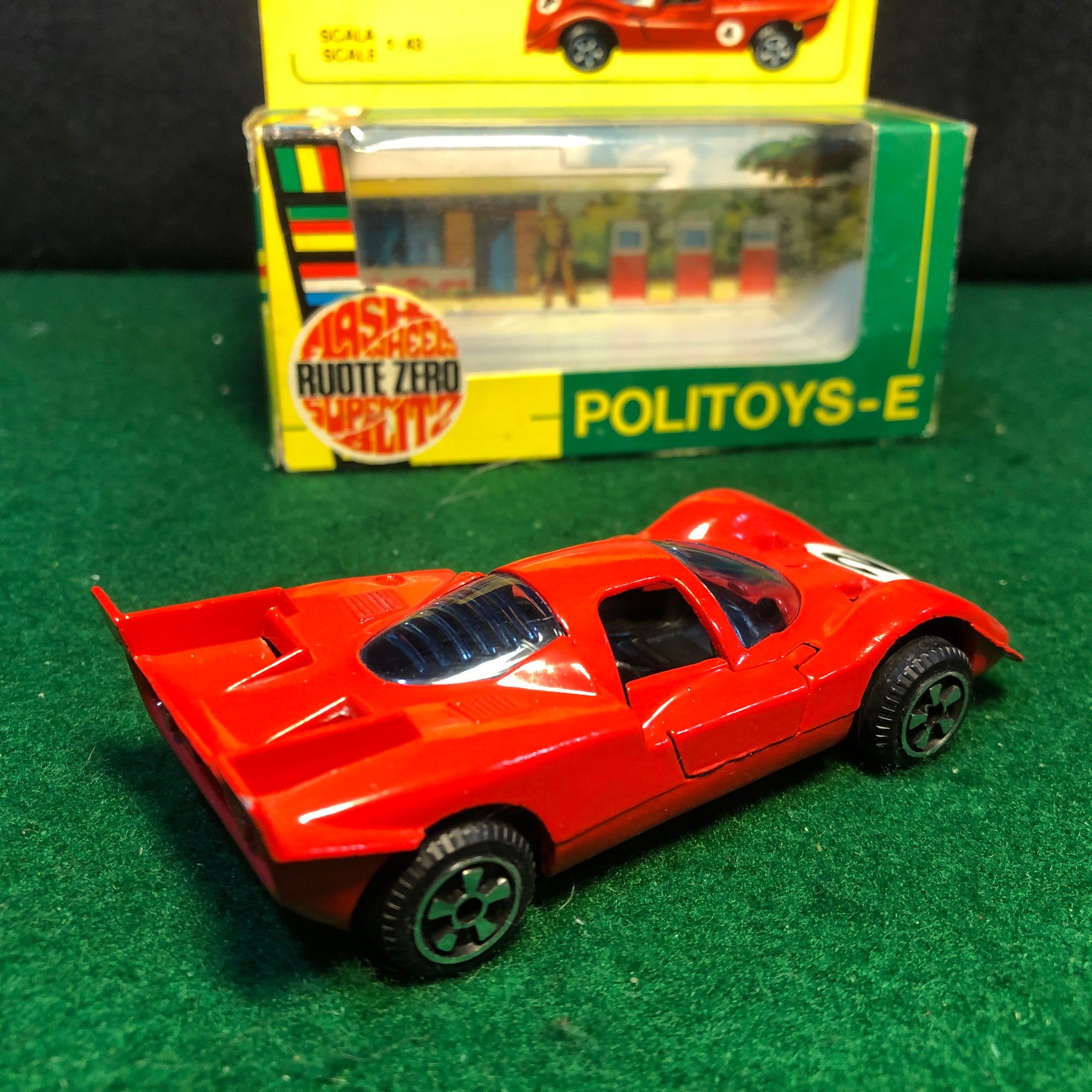 Ferrari 512 S N 2 Red by Politoys 1:43 (E22)(Ruote Zero)