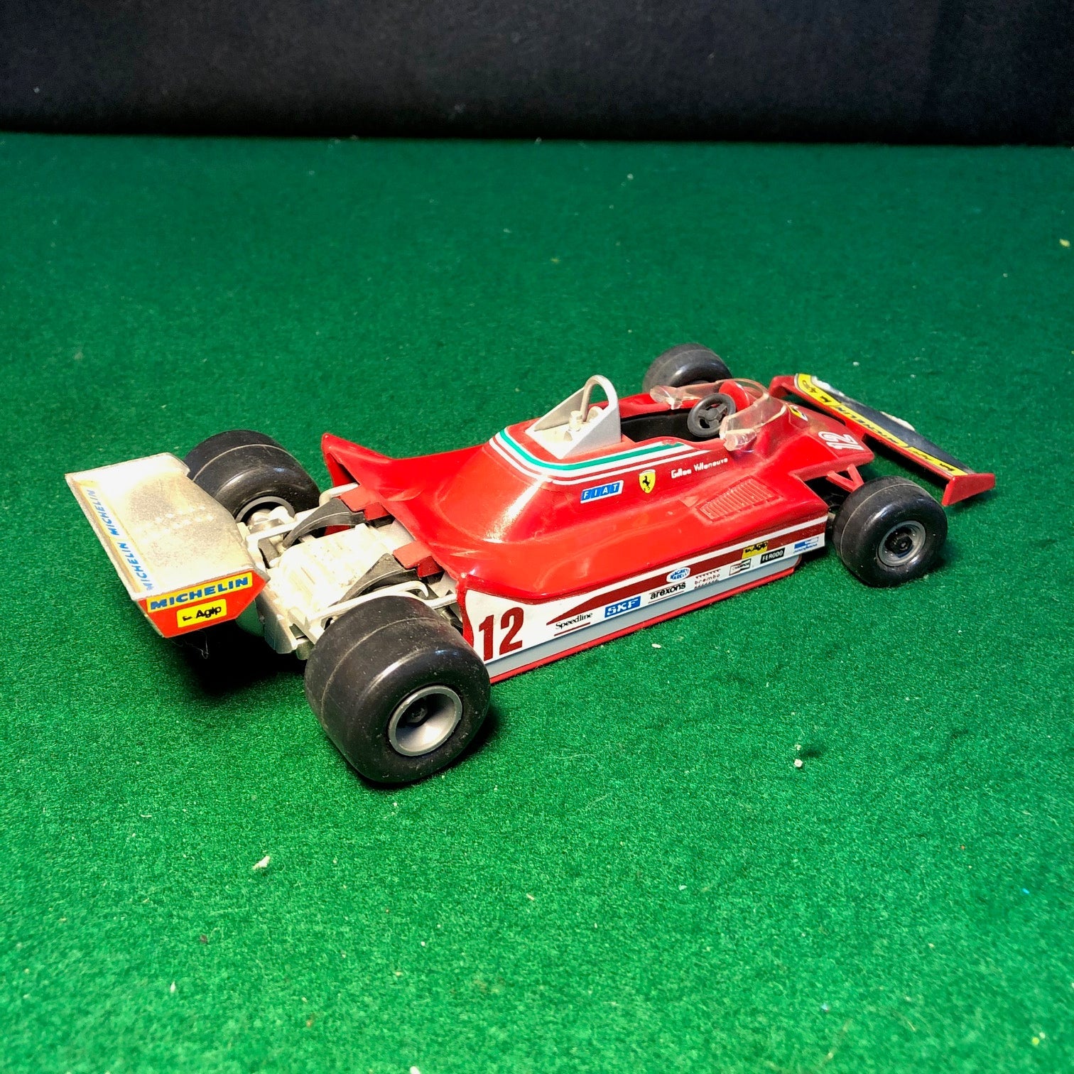 Ferrari 312 T4 F1 Gilles Villeneuve N 12 1:22 (polistil-fg3)(No box)