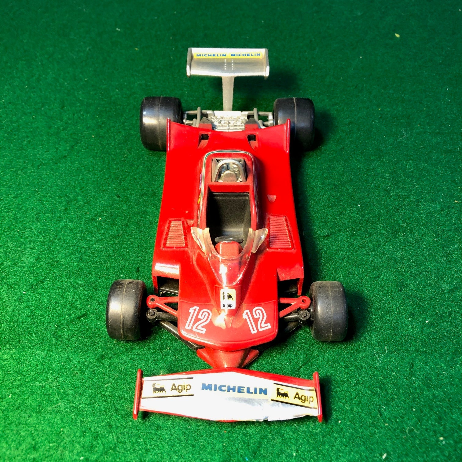 Ferrari 312 T4 F1 Gilles Villeneuve N 12 1:22 (polistil-fg3)(No box)