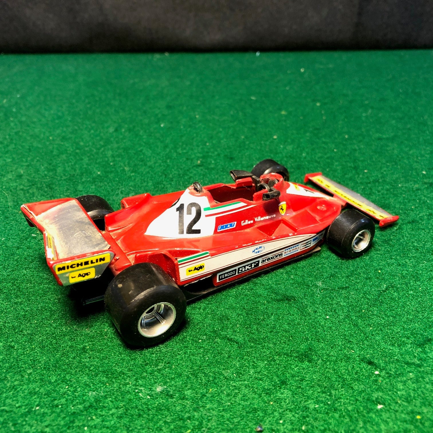 Ferrari 312 T3 N 12 Gilles Villeneuve by Polistil 1:32 (FK24)(No box)